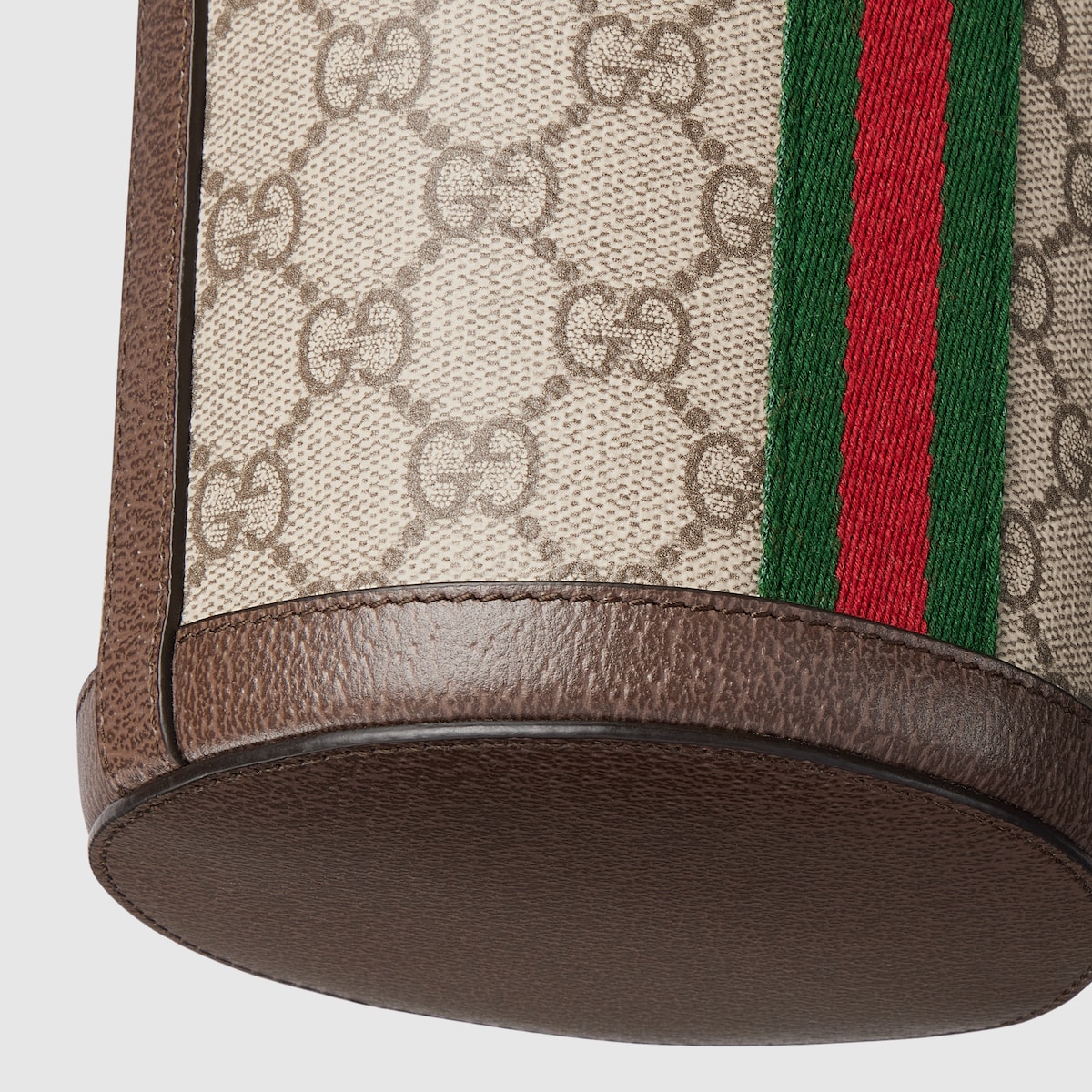 オフィディア〕ミニ バケットバッグ ・ベージュ＆ブラウン GG