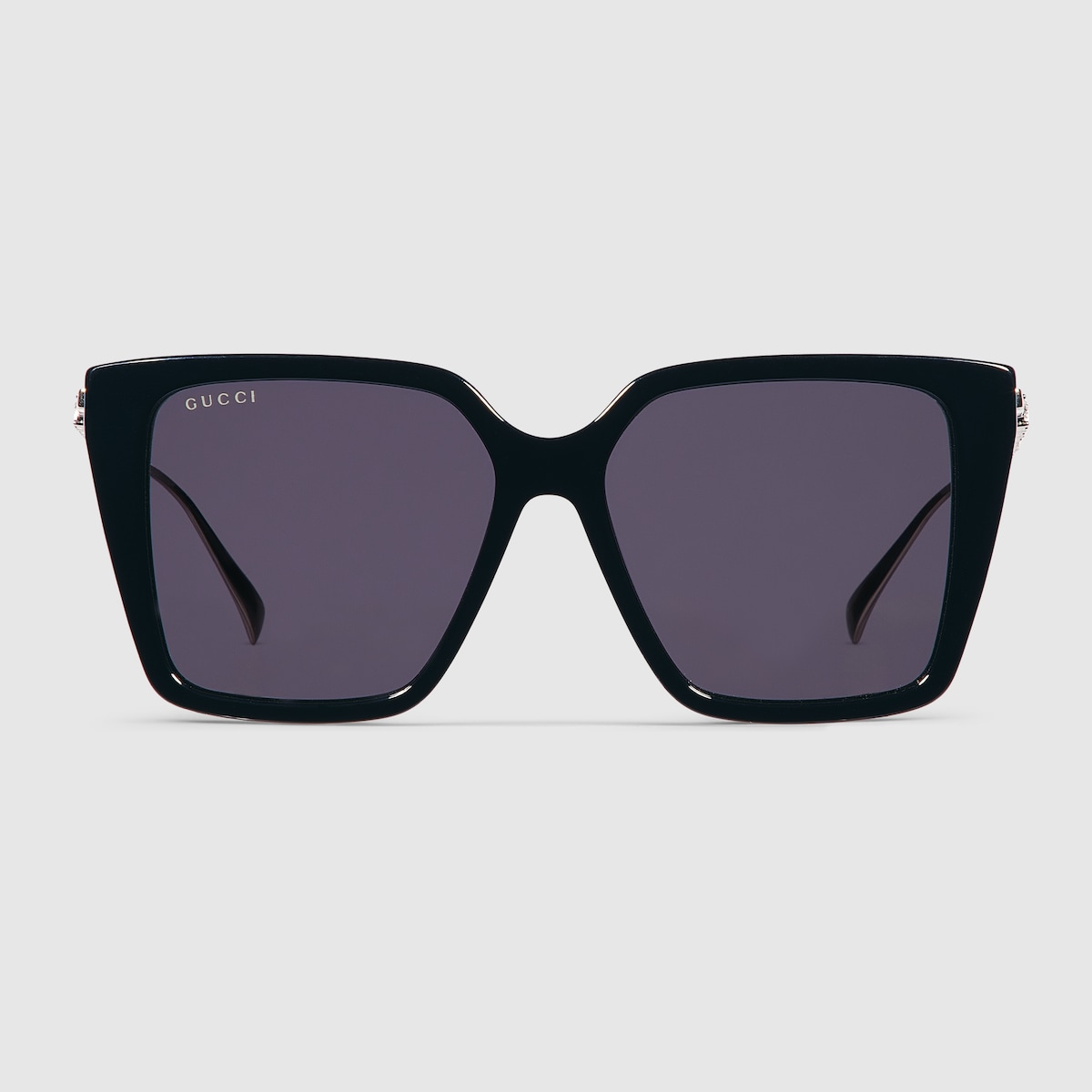 Square frame sunglasses in black | GUCCI® US