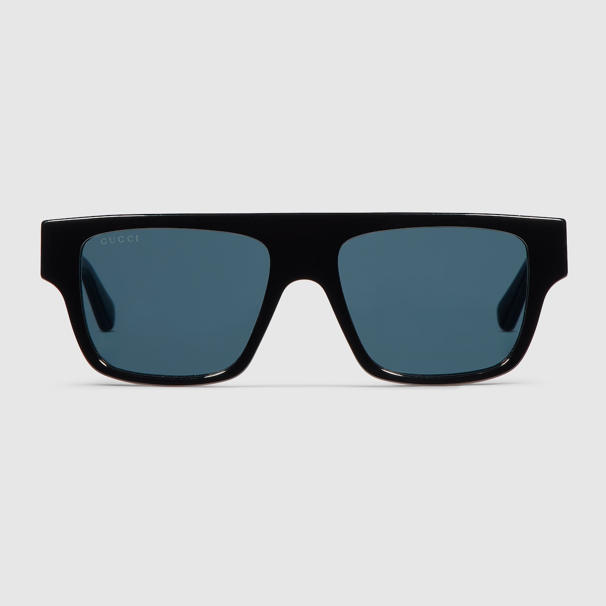 Rectangular frame sunglasses in black | GUCCI® US