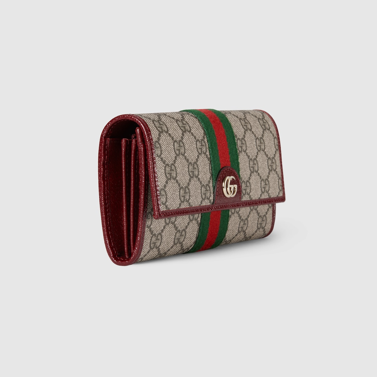 【美品】GUCCI グッチ オフィディア GG コンチネンタルウォレット オフィディア〕GG コンチネンタルウォレット ・ベージュ