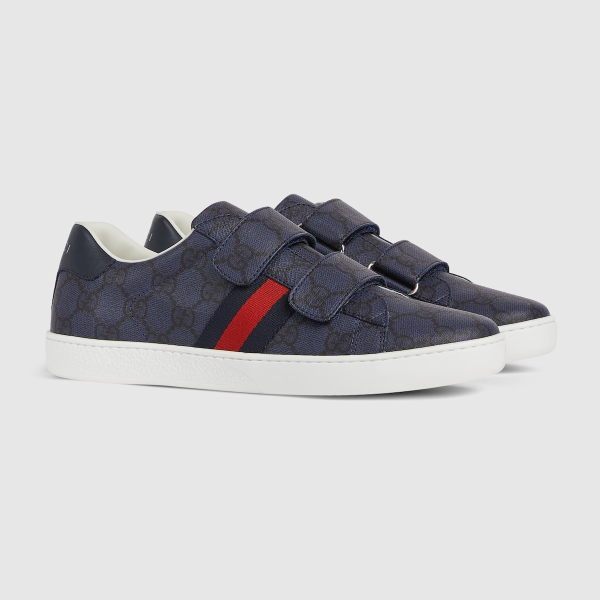 mi.hi♡ti  Teen Ace sneaker in blue GG Supreme | GUCCI® US