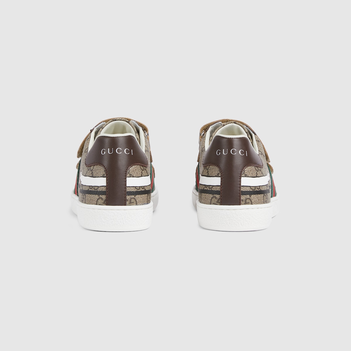 Teen Ace sneaker in beige and brown GG Supreme - thumbnail 2