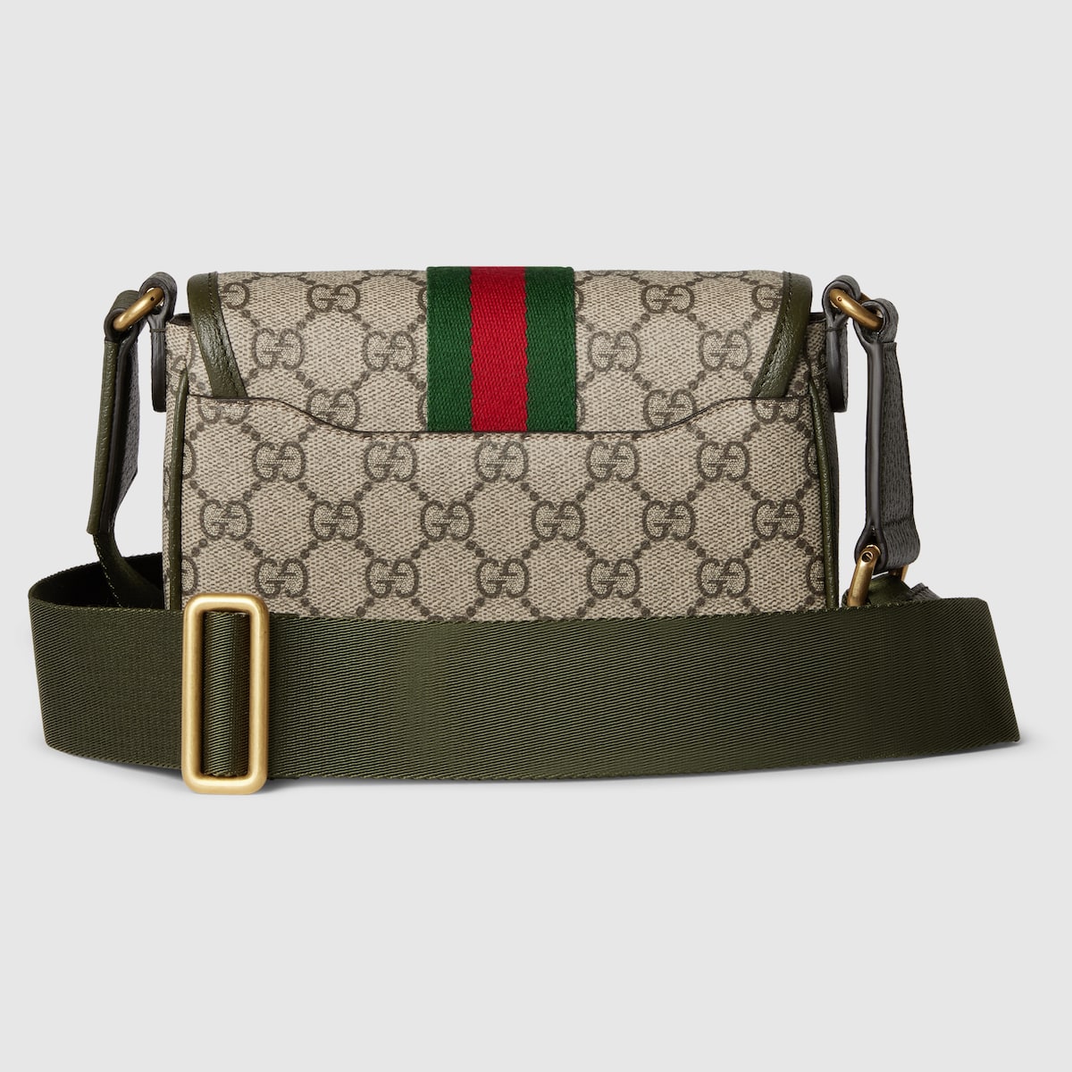 【GUCCI】Ophidia モノグラム ミニ メッセンジャーバッグ Ophidia mini bag in beige and dark brown fabric | GUCCI® US