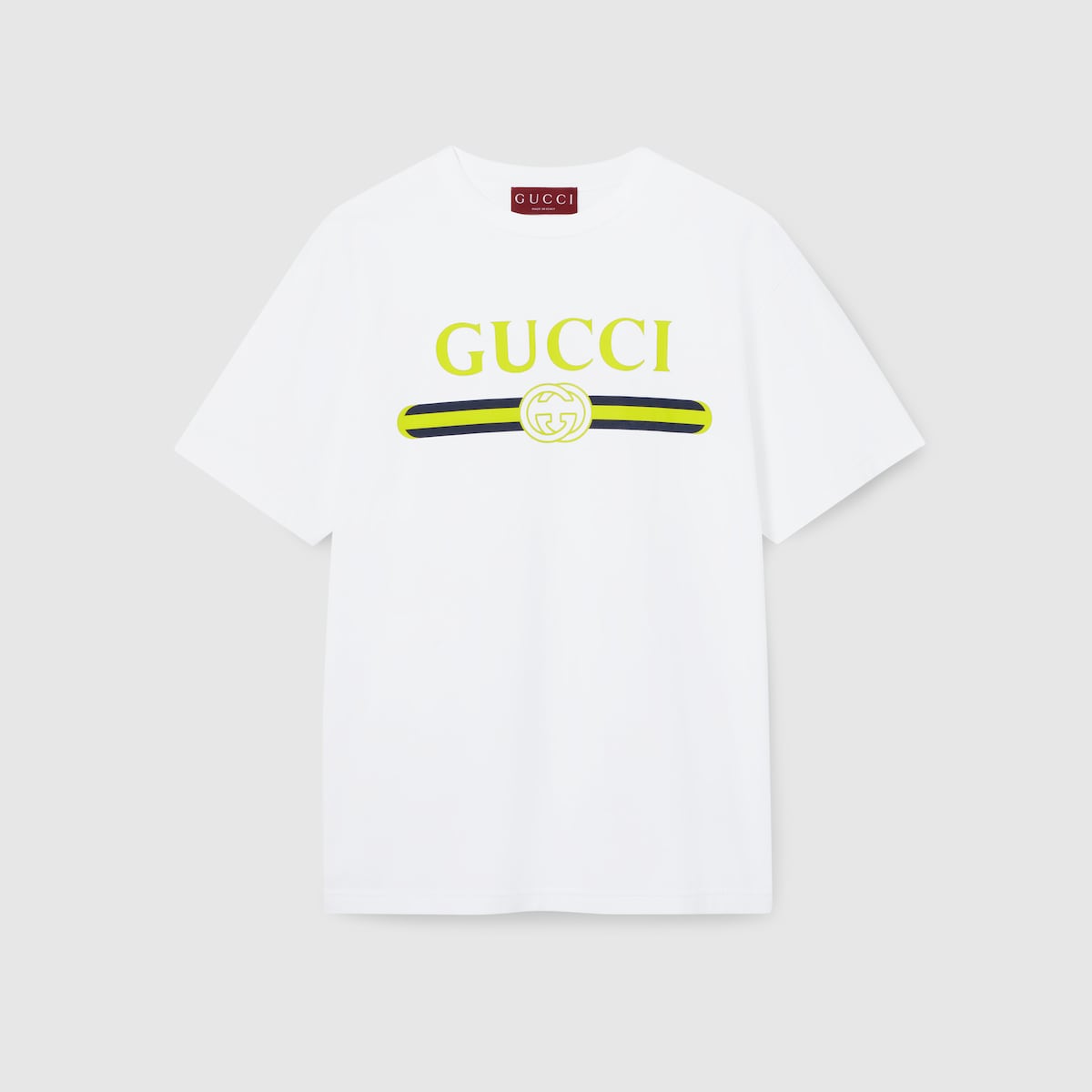 Gucci☆関税込☆ロゴプリントコットンジャージーTシャツ コットンジャージー プリント Tシャツブラウン | GUCCI公式