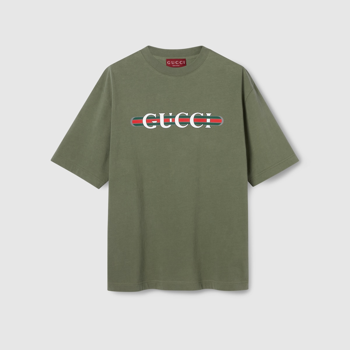 Tシャツ・カットソー Gucci x The North Face T-shirt TEE Dark Green FW 21 2021 Gucci x The North Face T-shirt Dark Green Men's - FW21 - US