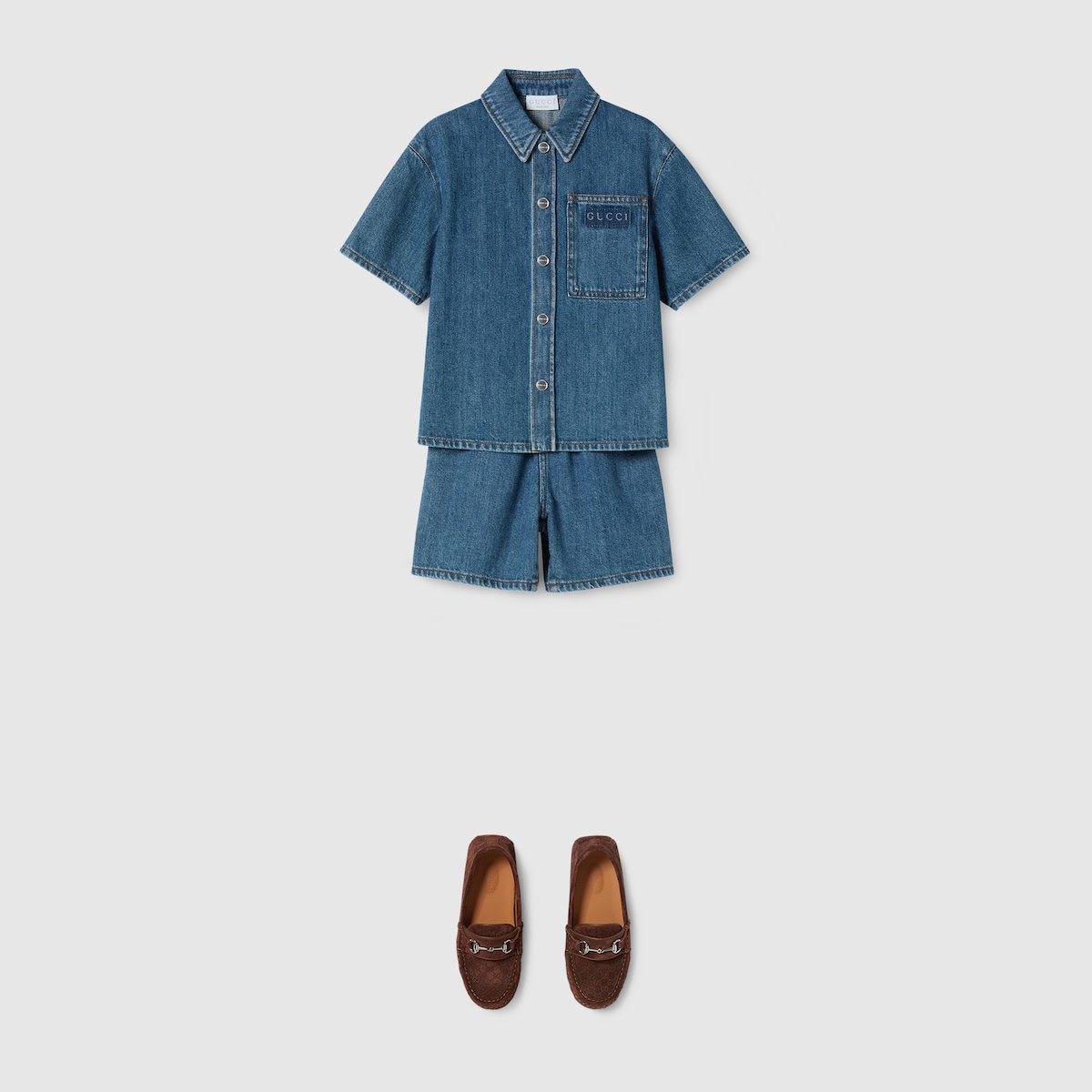 注目の新作♪【GUCCI】レーザー デニム シャツ 822339_XDDAX_4011_003_100_0000