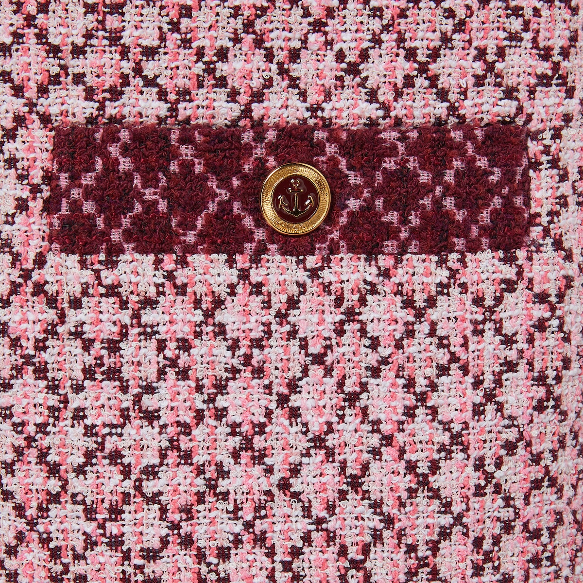 Diamond cotton bouclé dress