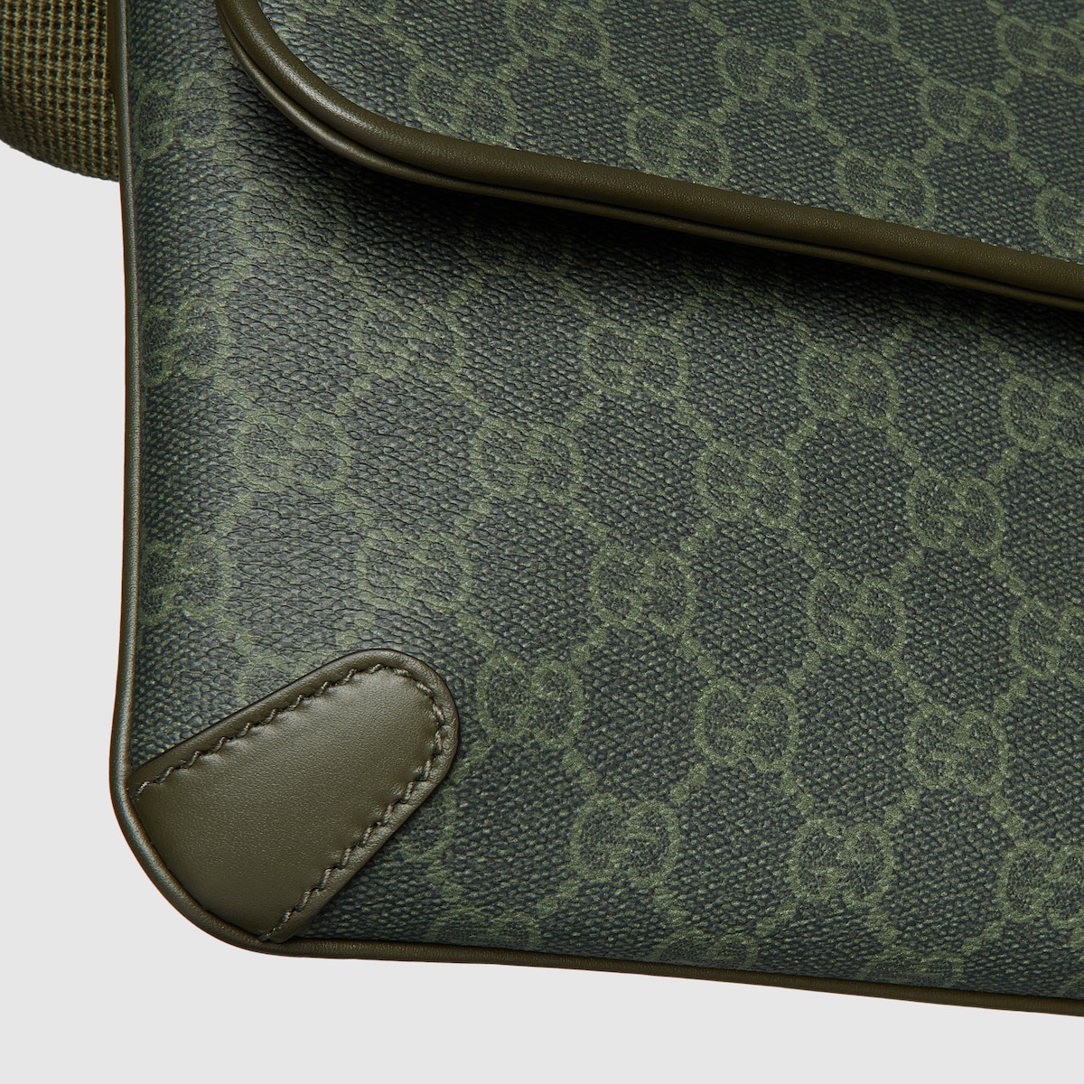 GG Monogram small belt bag in forest green GG fabric | GUCCI® US
