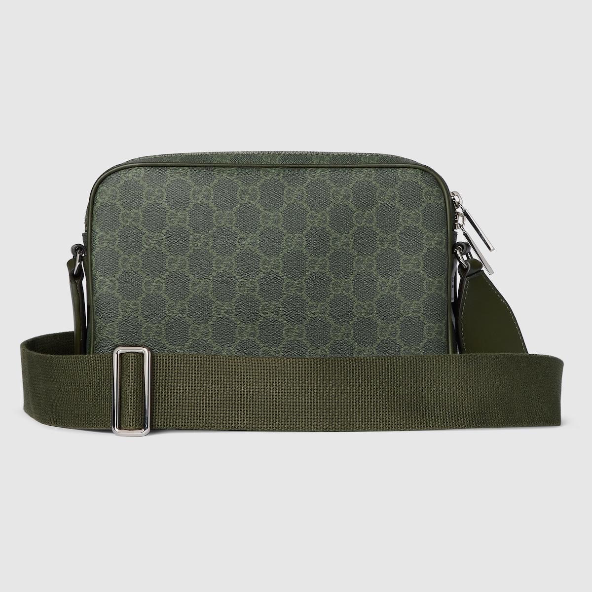 【美品】Gucci GGパターン ボディバッグ GGパターン スモール クロスボディバッグ ・フォレストグリーン