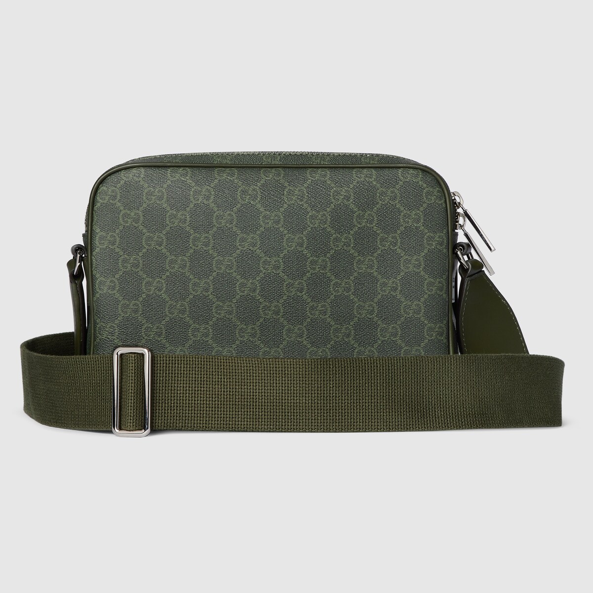 GG Monogram small crossbody bag in forest green GG fabric - thumbnail 5