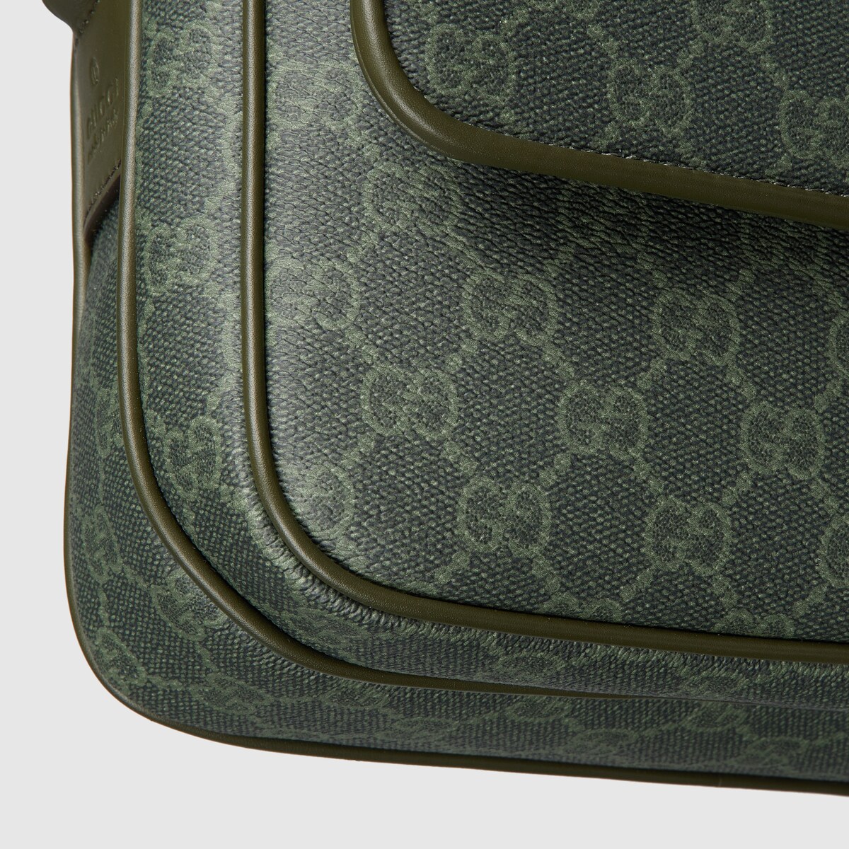 GG Monogram small crossbody bag in forest green GG fabric - thumbnail 2