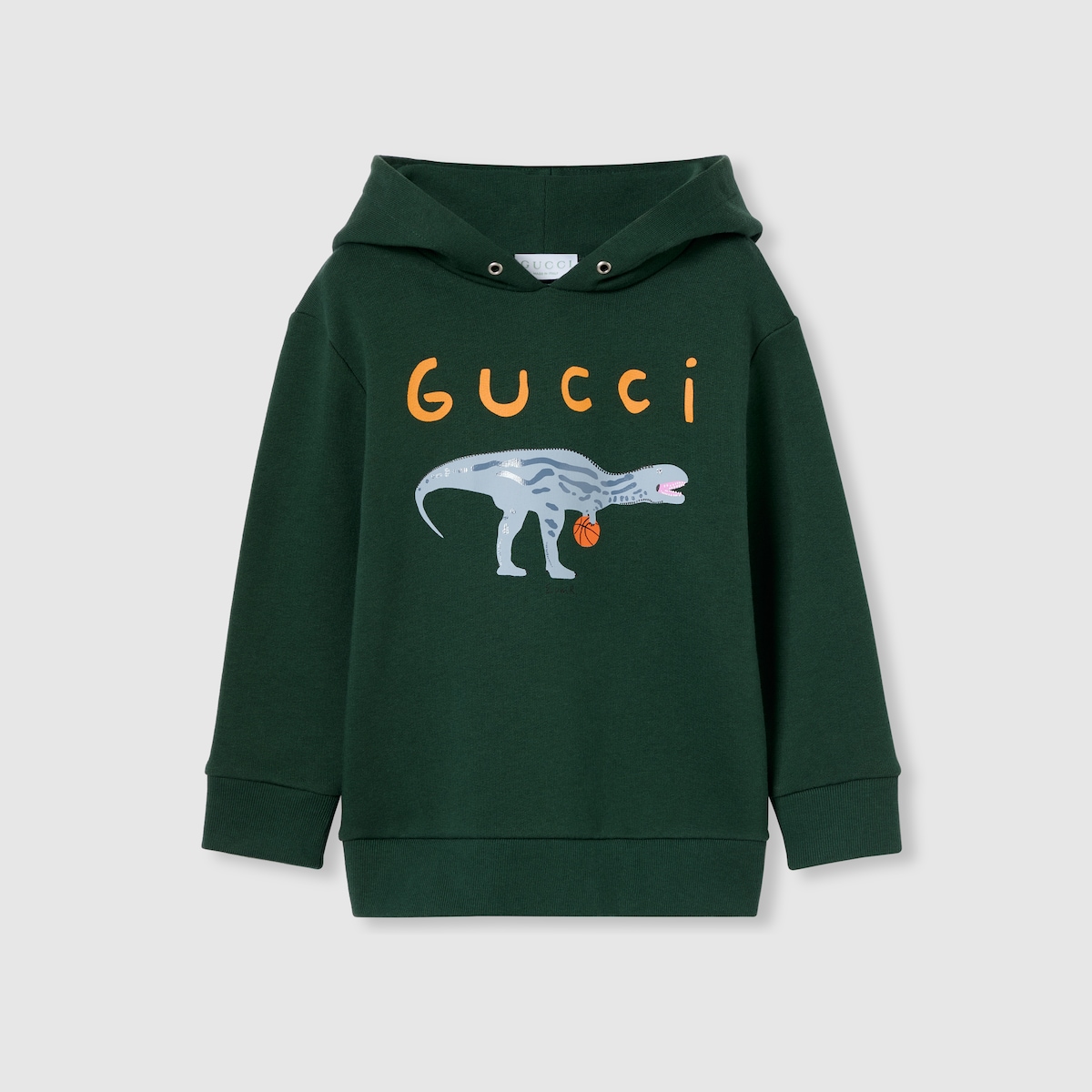 Children's sweatshirt with print in dark green - thumbnail 6