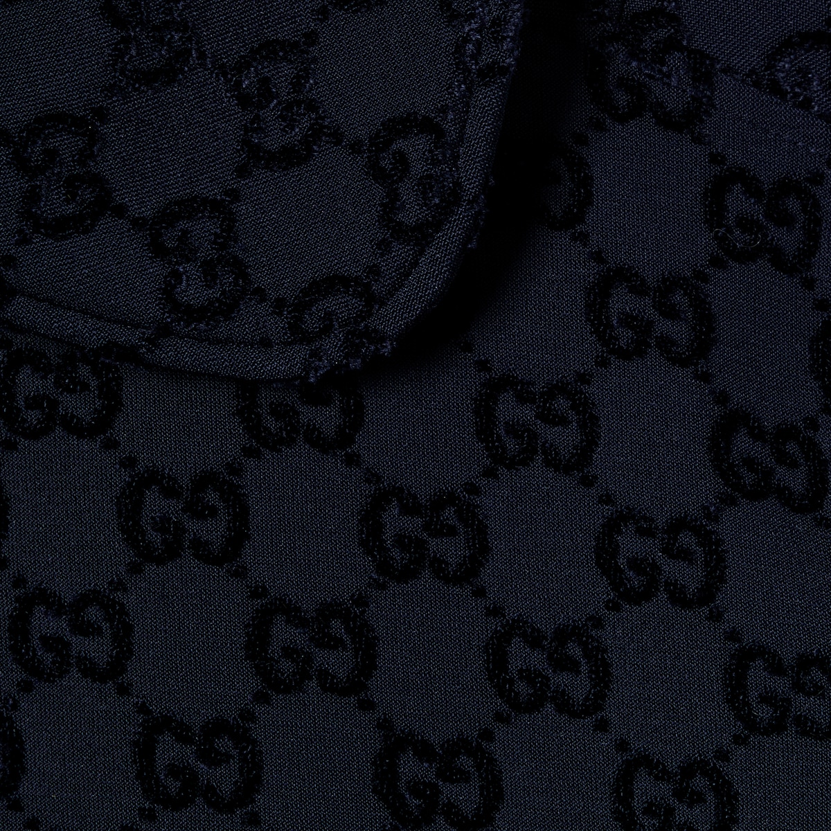 Children's GG neoprene jacket in dark blue