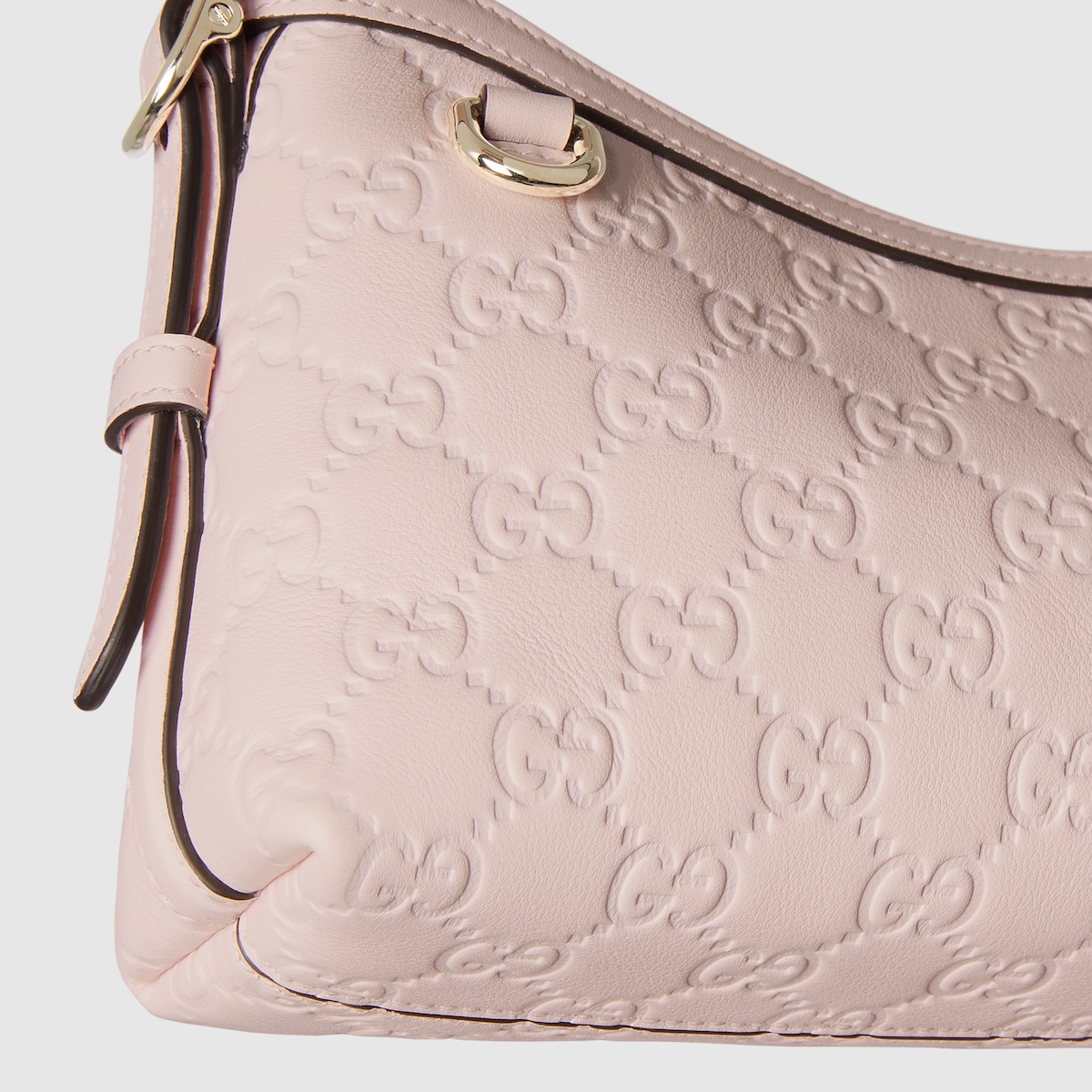GGエンブレム〕スモール ショルダーバッグ ・ピンク GGレザー | GUCCI公式