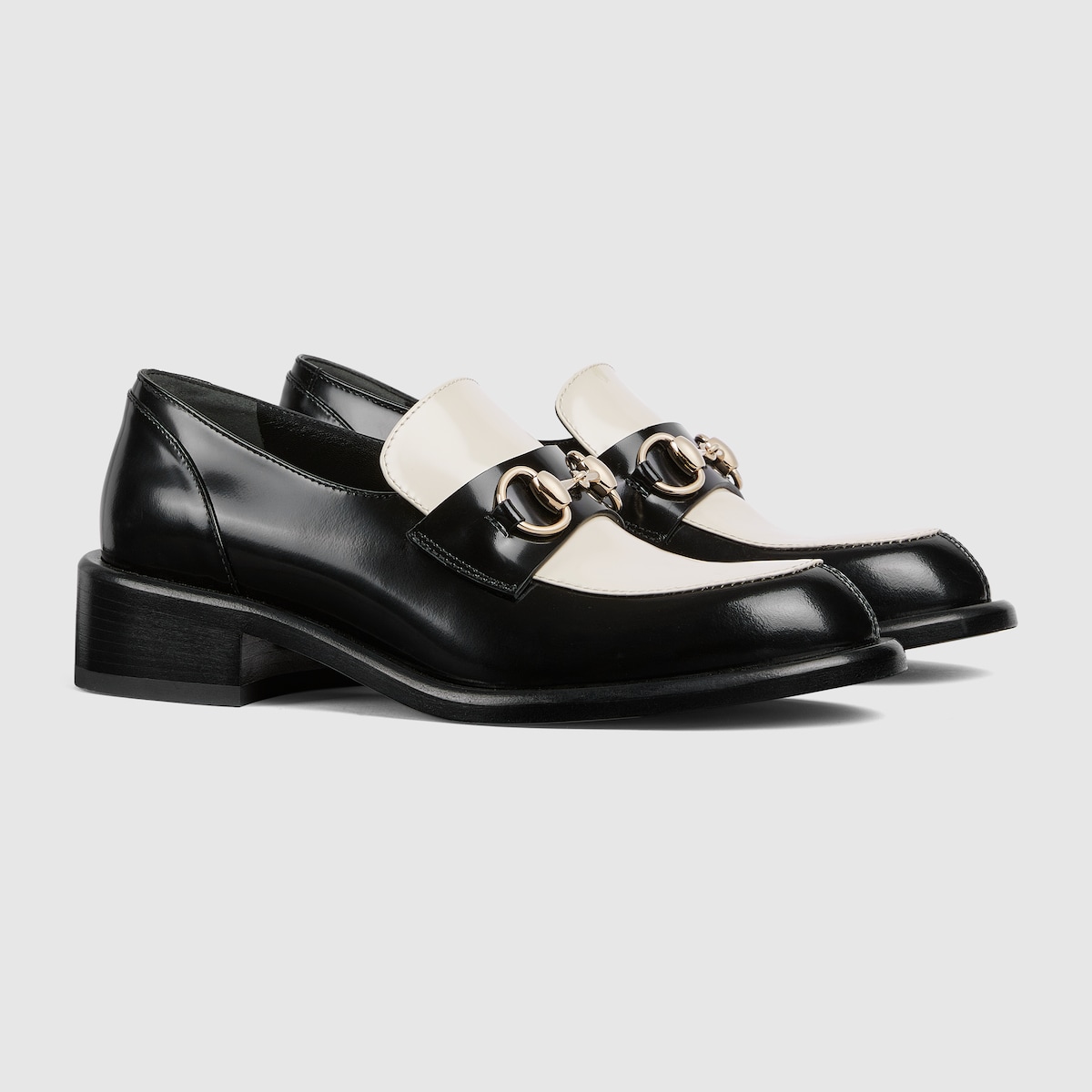 GUCCI ホワイト ローファー Women's loafer pump with Horsebit in ivory leather | GUCCI® US