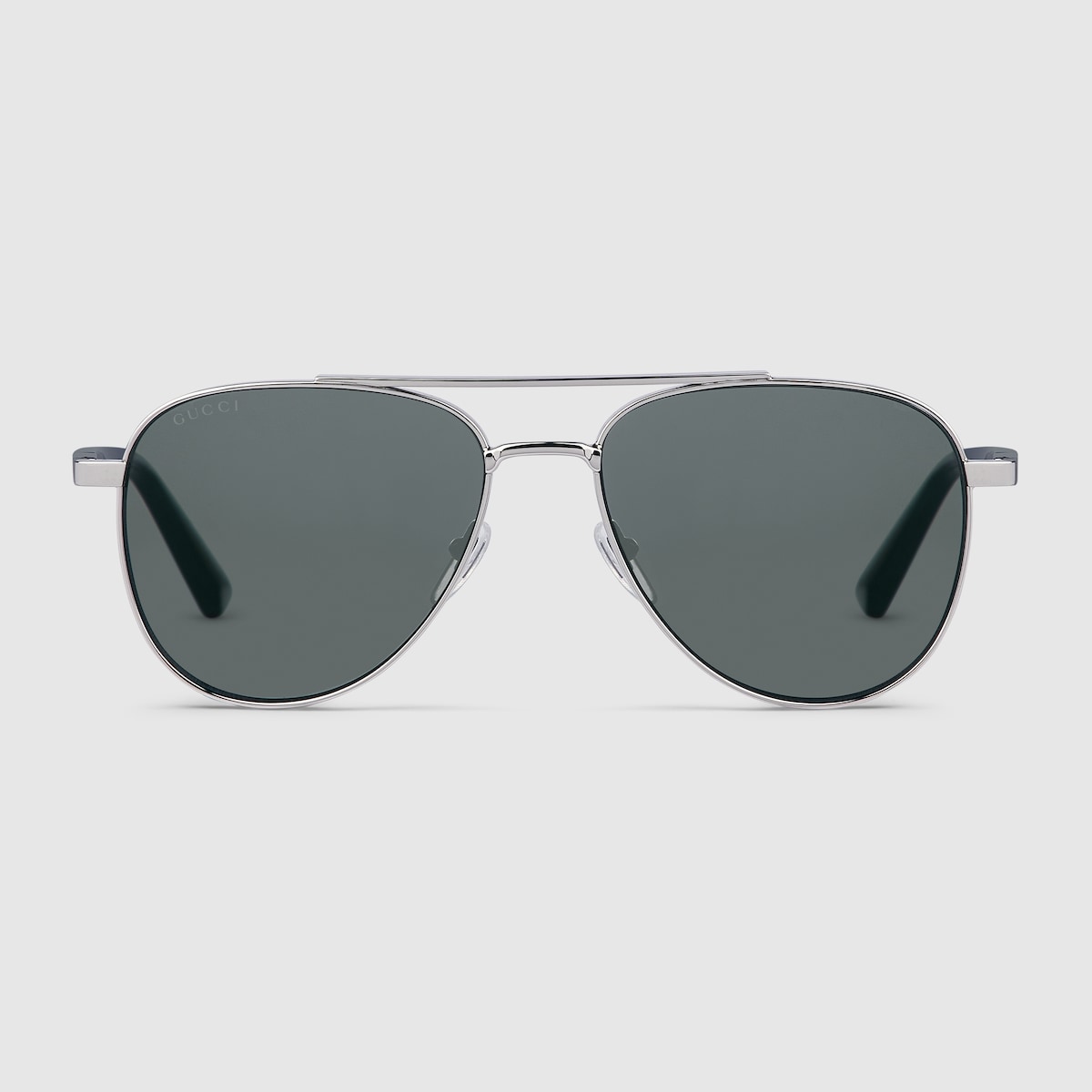 Aviator frame sunglasses in silver - thumbnail 6