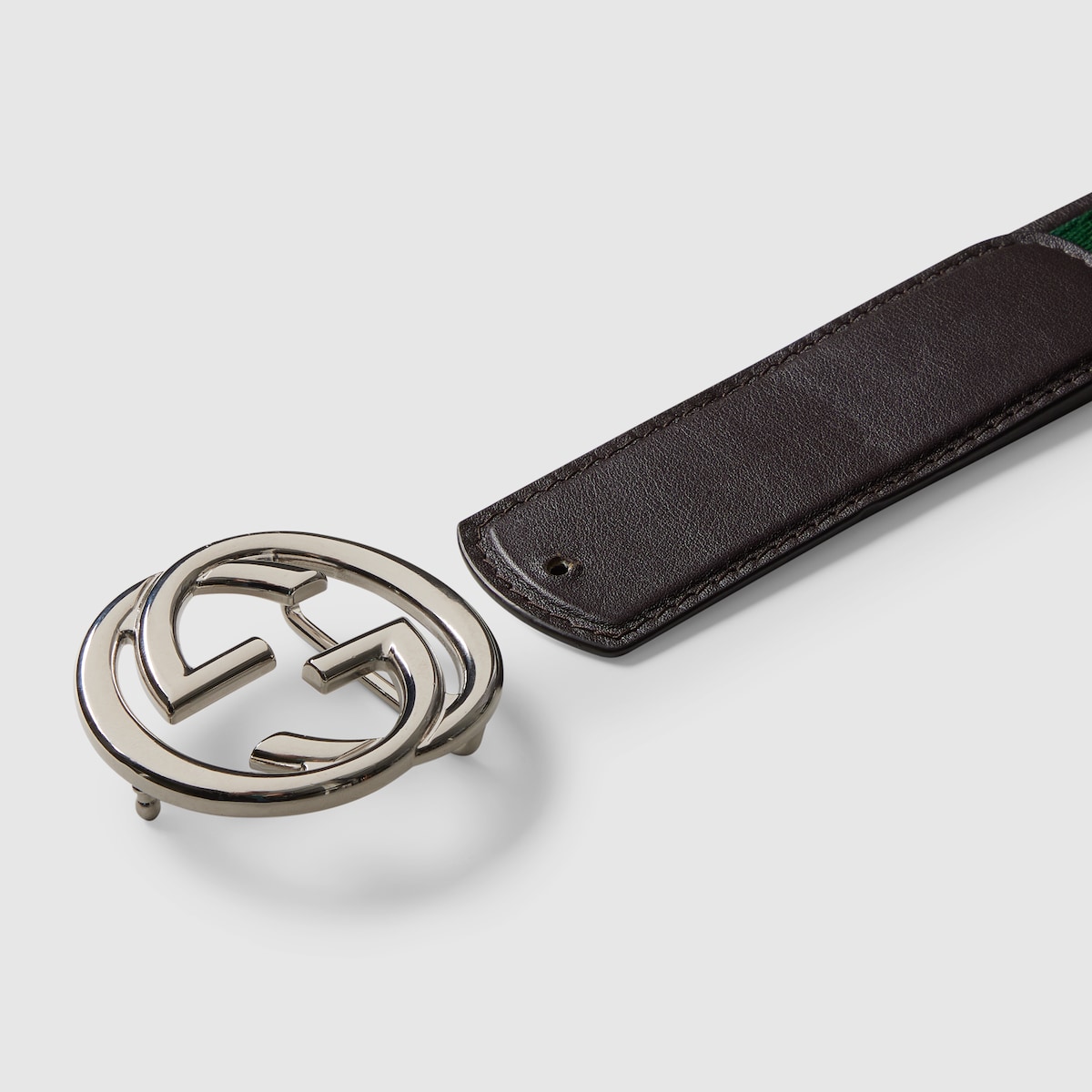 グッチ インターロッキングG リバーシブル ベルト 36/90 493715 レザー