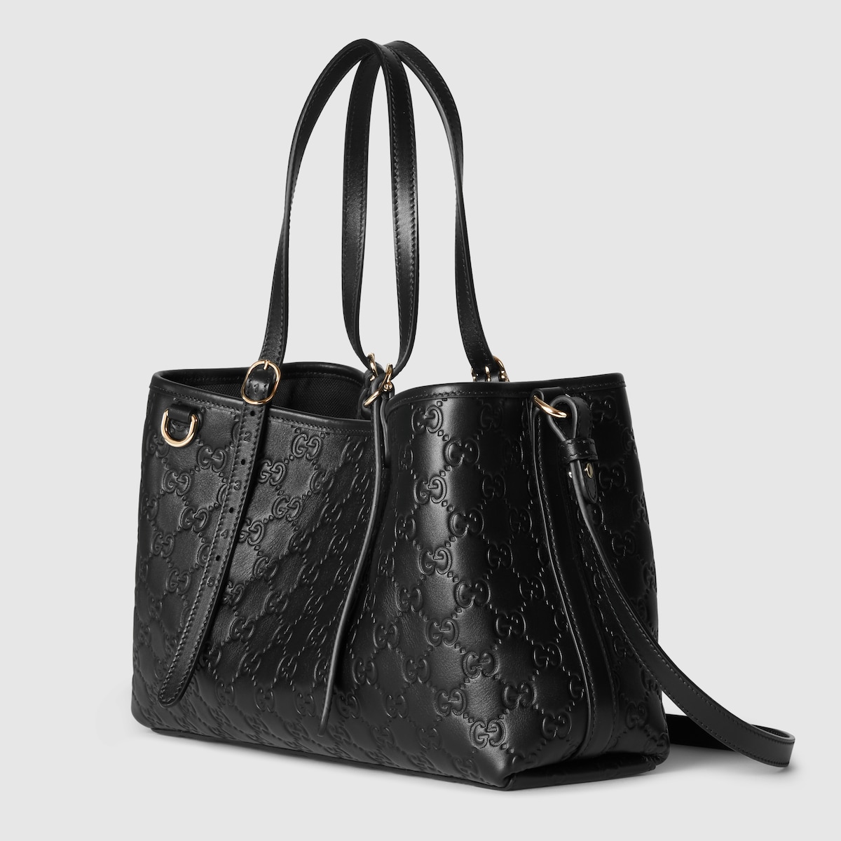 トートバッグ GUCCI MEDIUM GG EMBLEM SHOPPING BAG Gucci GG Emblem medium tote bag for Women - Printed in UAE