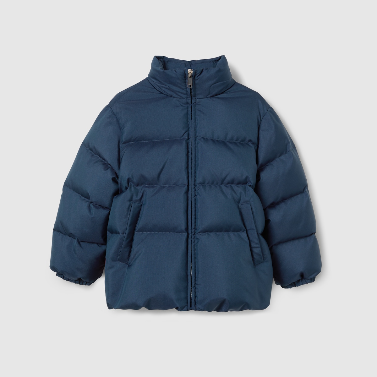 Children's nylon jacket with Web in dark blue - thumbnail 3