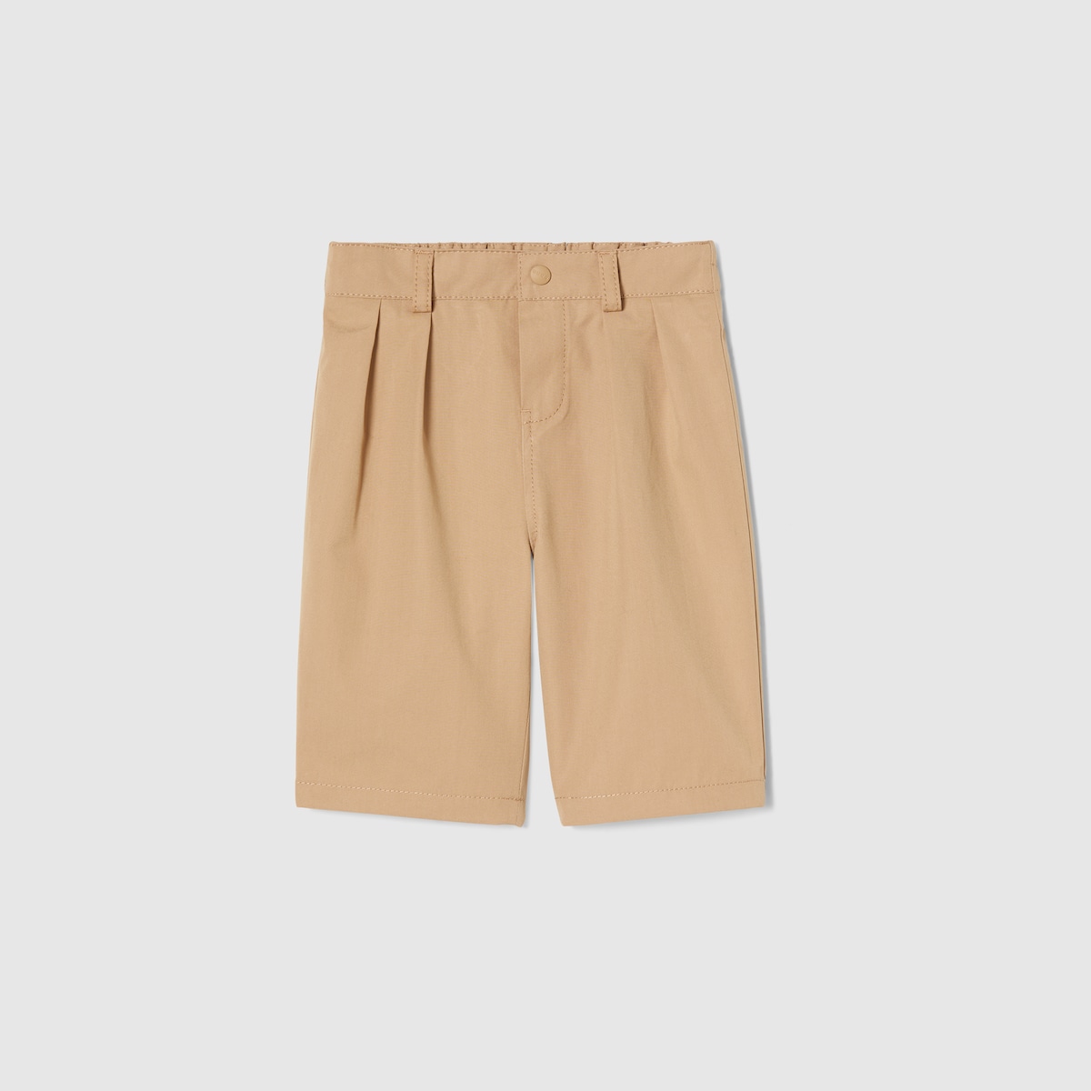 Baby cotton pants in beige - thumbnail 4