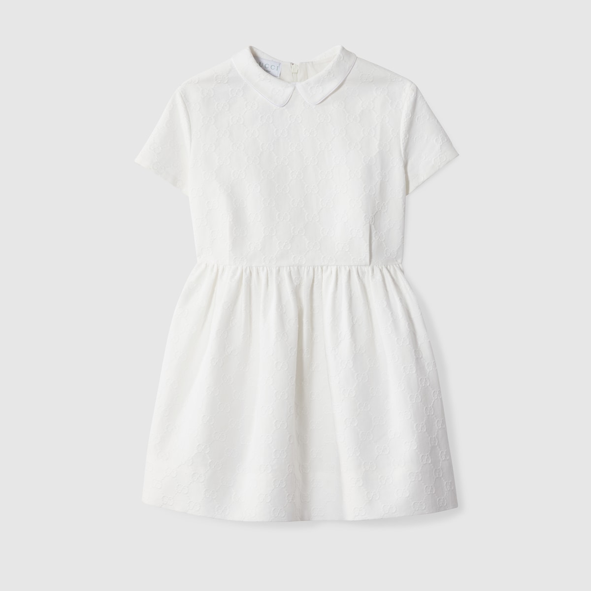 Children's GG cotton dress in light pink - thumbnail 7