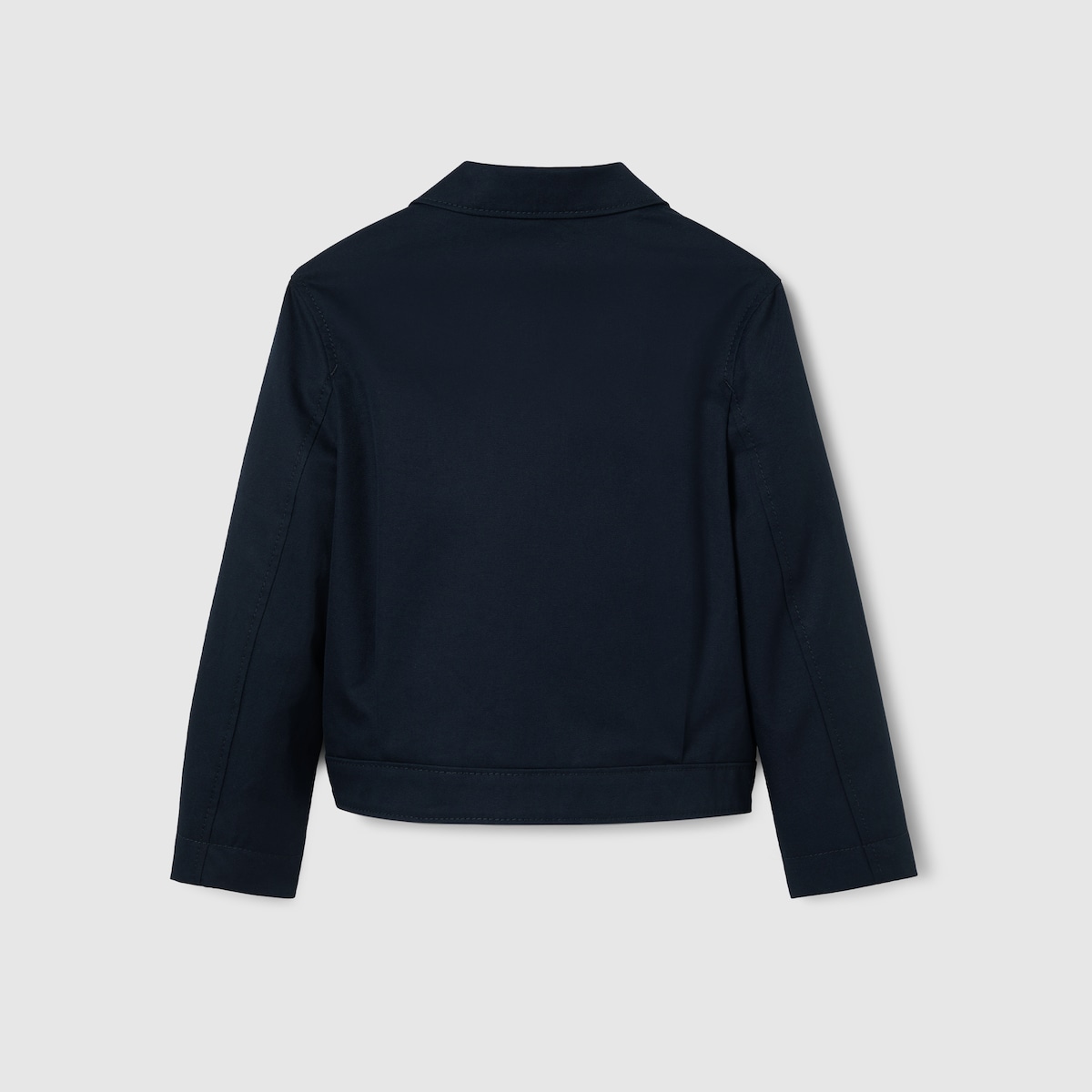 Children's cotton jacket with Web in dark blue