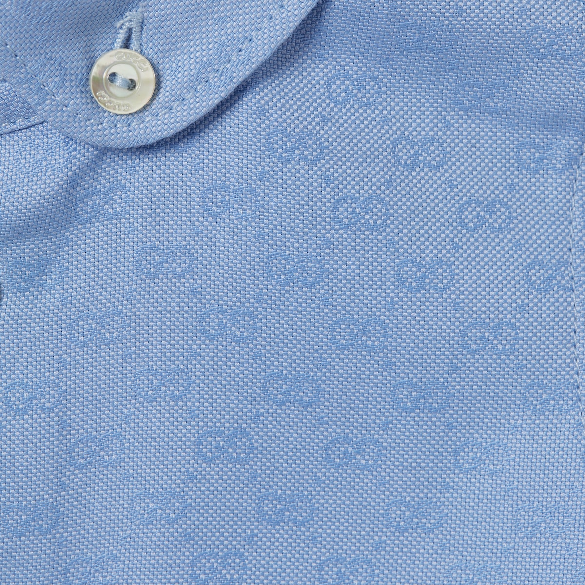 Baby Oxford cotton GG shirt in light blue