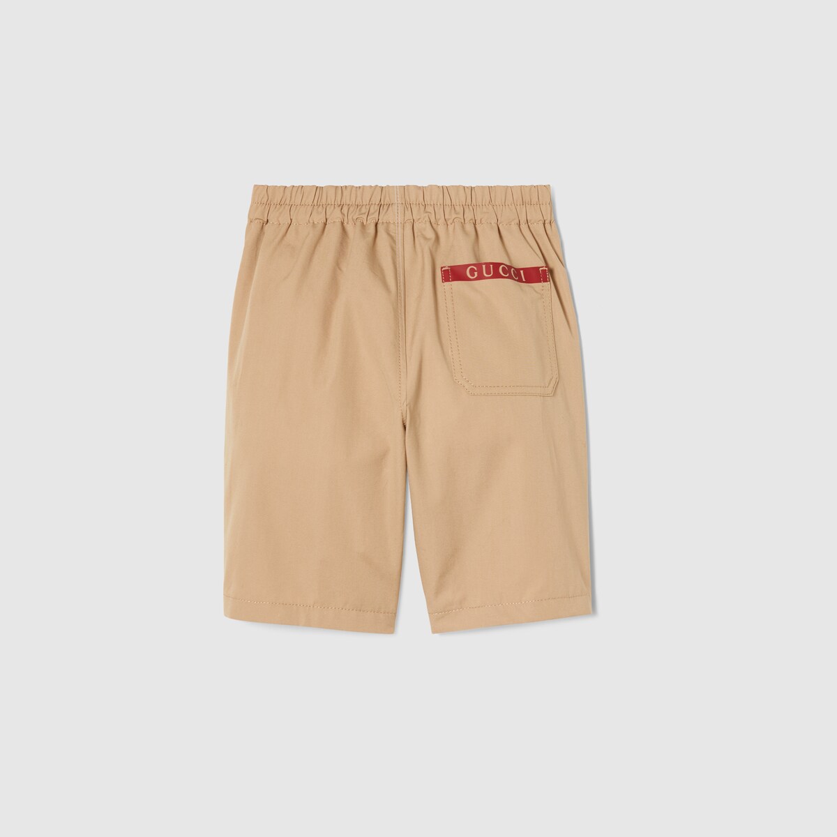 Baby cotton pants in beige - thumbnail 3