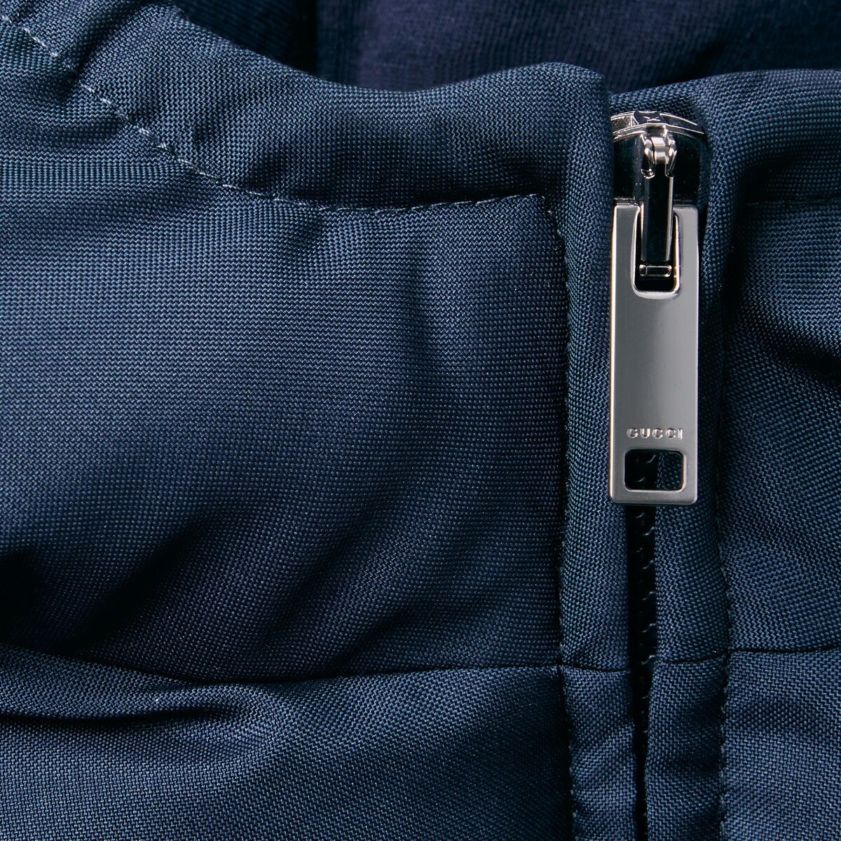 Baby nylon jacket with Web in dark blue