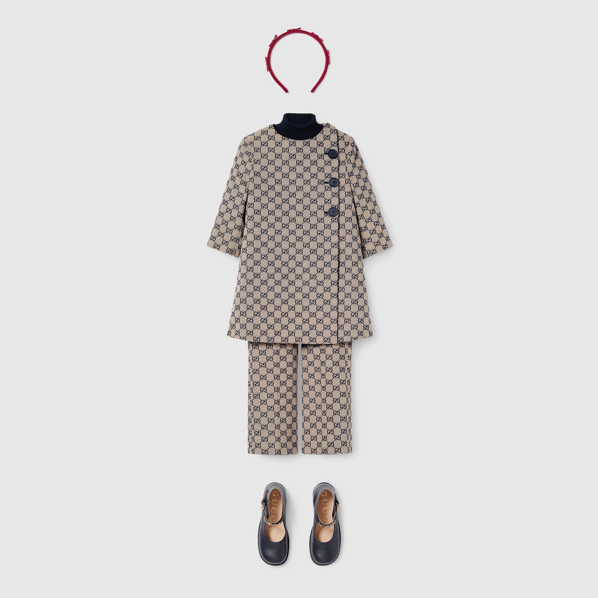 GUCCI　チェックパンツ　７部丈　チルドレンズ　12　XS〜S グッチ ガールズ コレクション おすすめ | GUCCI® JP