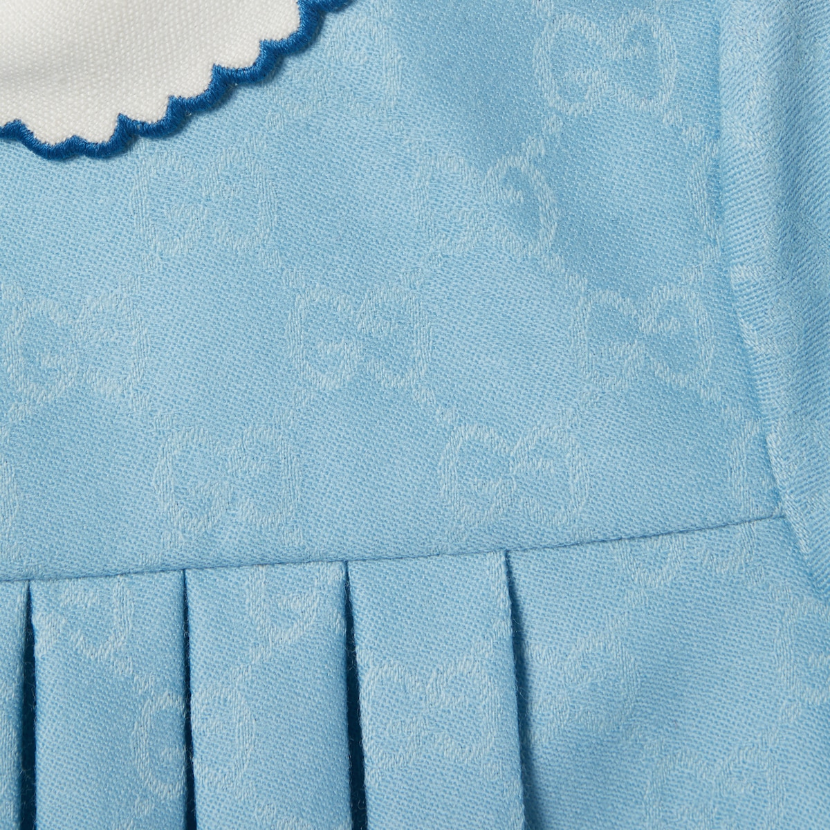 Baby GG flannel dress in light pink - thumbnail 4