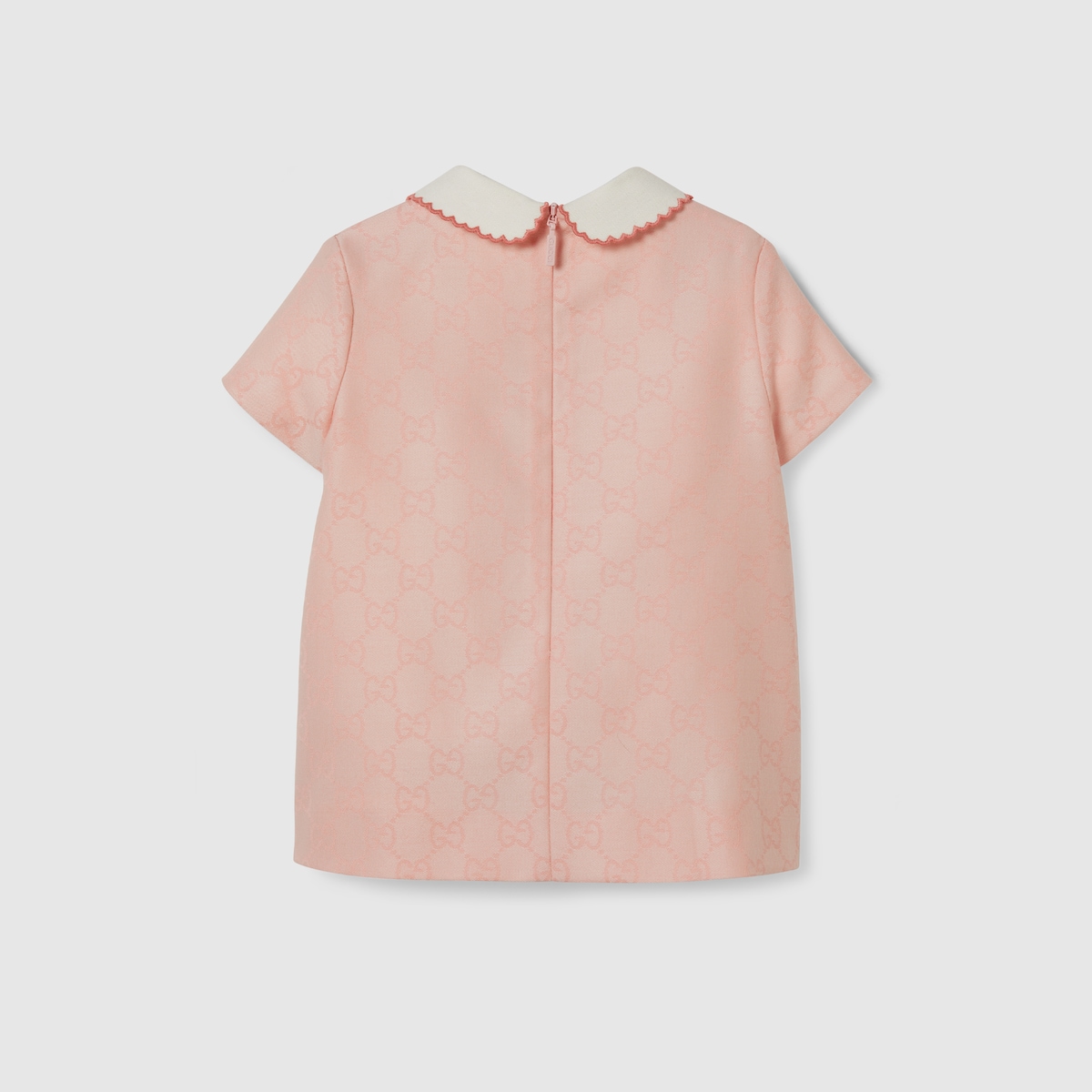 Baby GG flannel dress in light pink - thumbnail 2