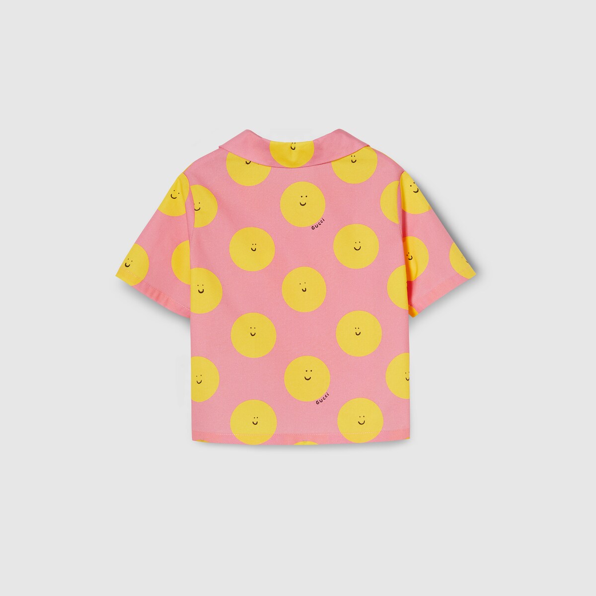 ベビー〕プリント コットン シャツ ・ピンク | GUCCI公式