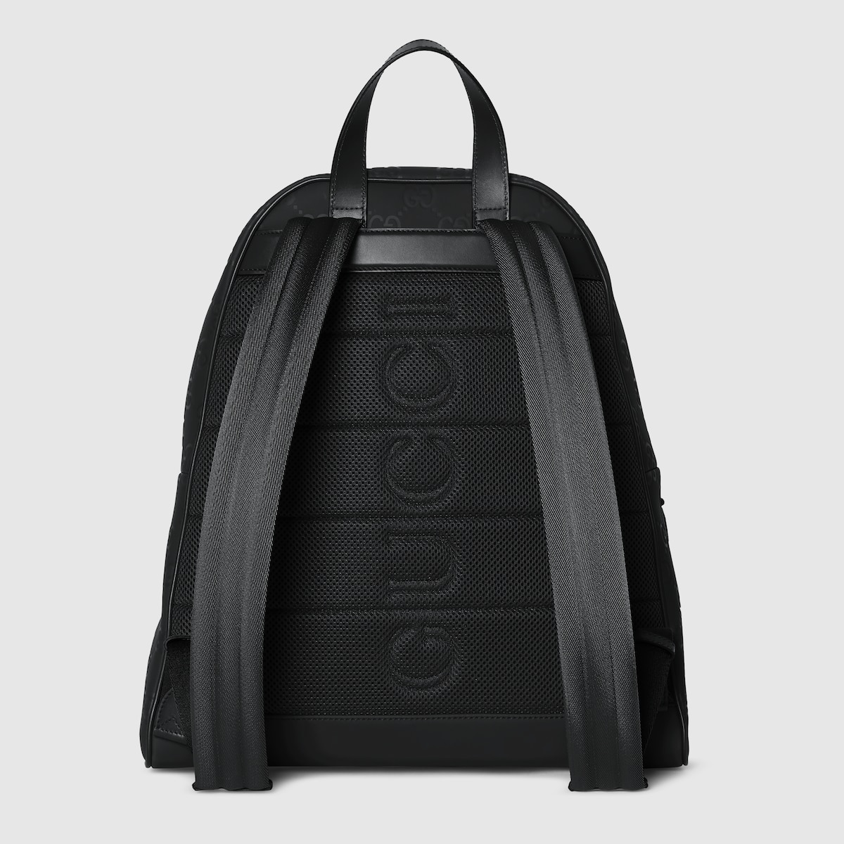 【みー】Gucci ブラック リュック・バックパック GUCCI】ロゴ ミディアム バックパック (GUCCI/バックパック・リュック