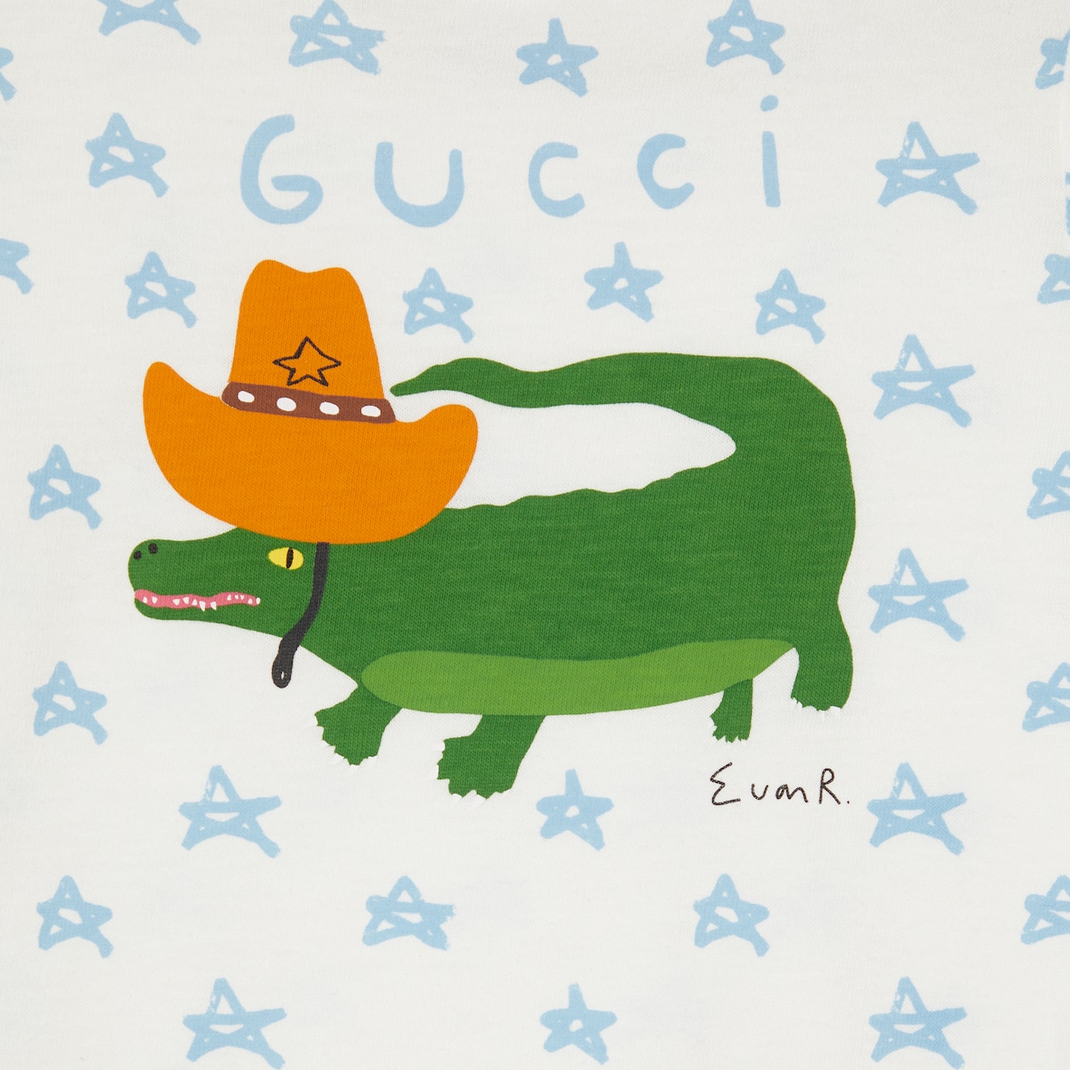 Baby printed one-piece in white | GUCCI® US