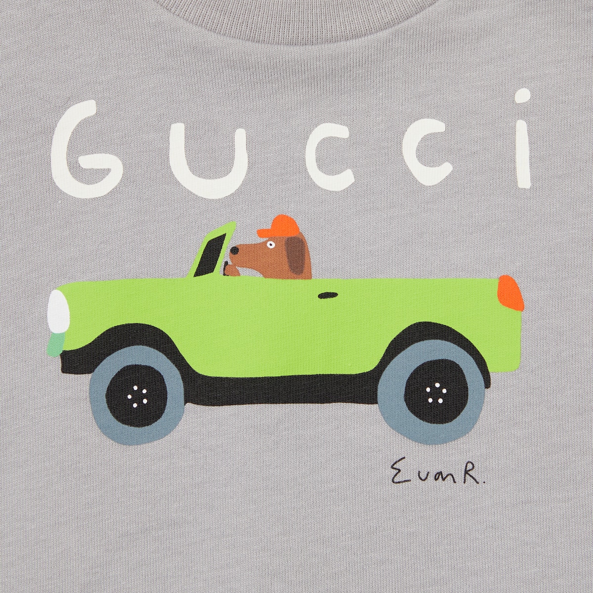 ベビー〕プリント コットン Tシャツ ・ライトグレー | GUCCI公式