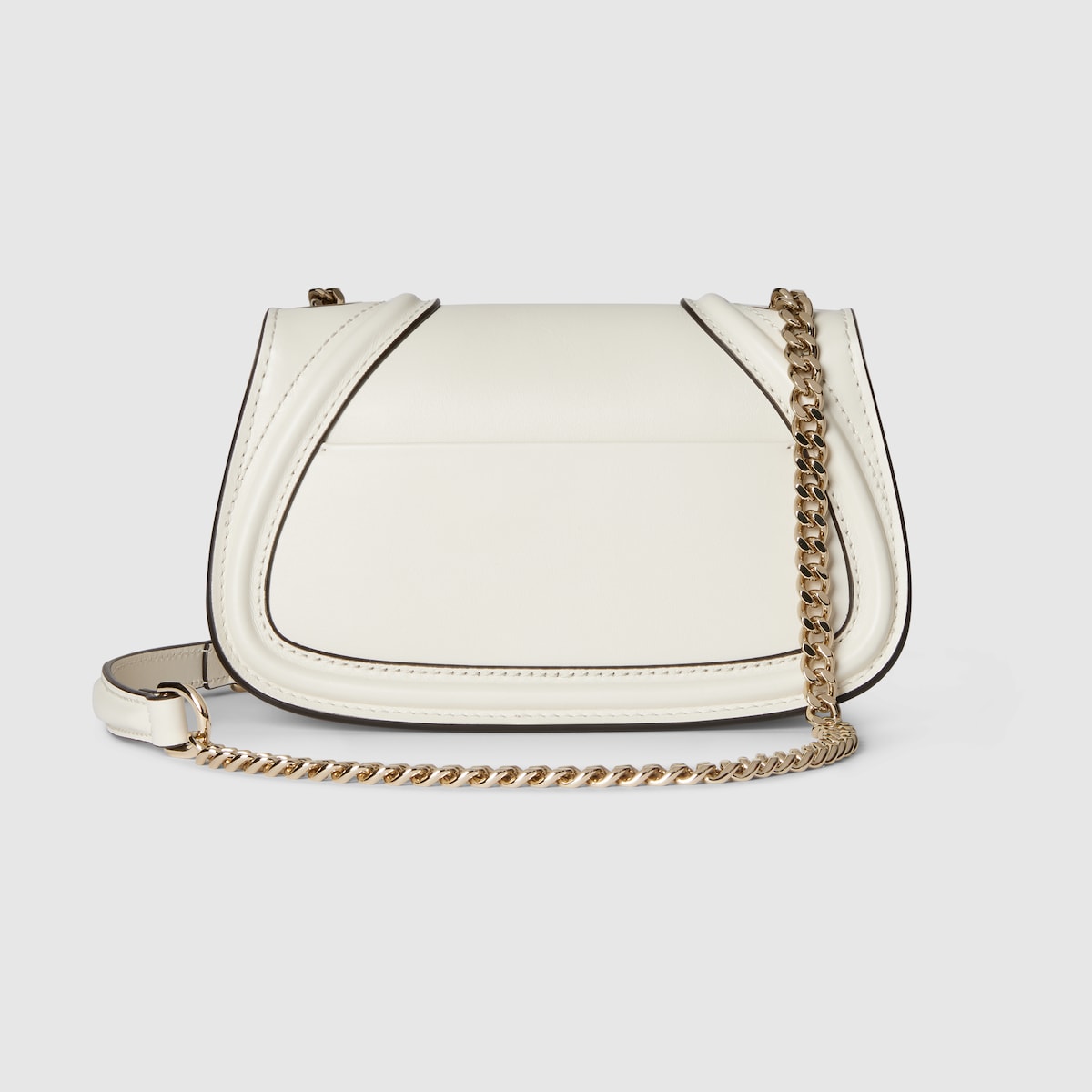 Gucci Blondie small shoulder bag in white leather | GUCCI® BG