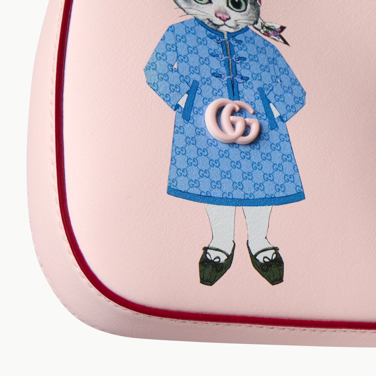 日本限定発売【GUCCI×ヒグチヨウコ】 スモールショルダーバッグ 日本限定 ヒグチユウコ スモール ショルダーバッグペールピンク