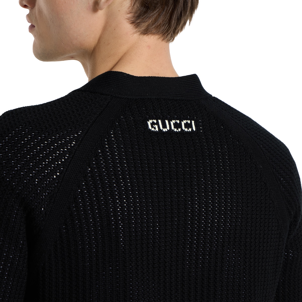 GUCCI GGロゴ ストライプ カーディガン Gucci ウェブストライプ カーディガン | ブルー | FARFETCH JP