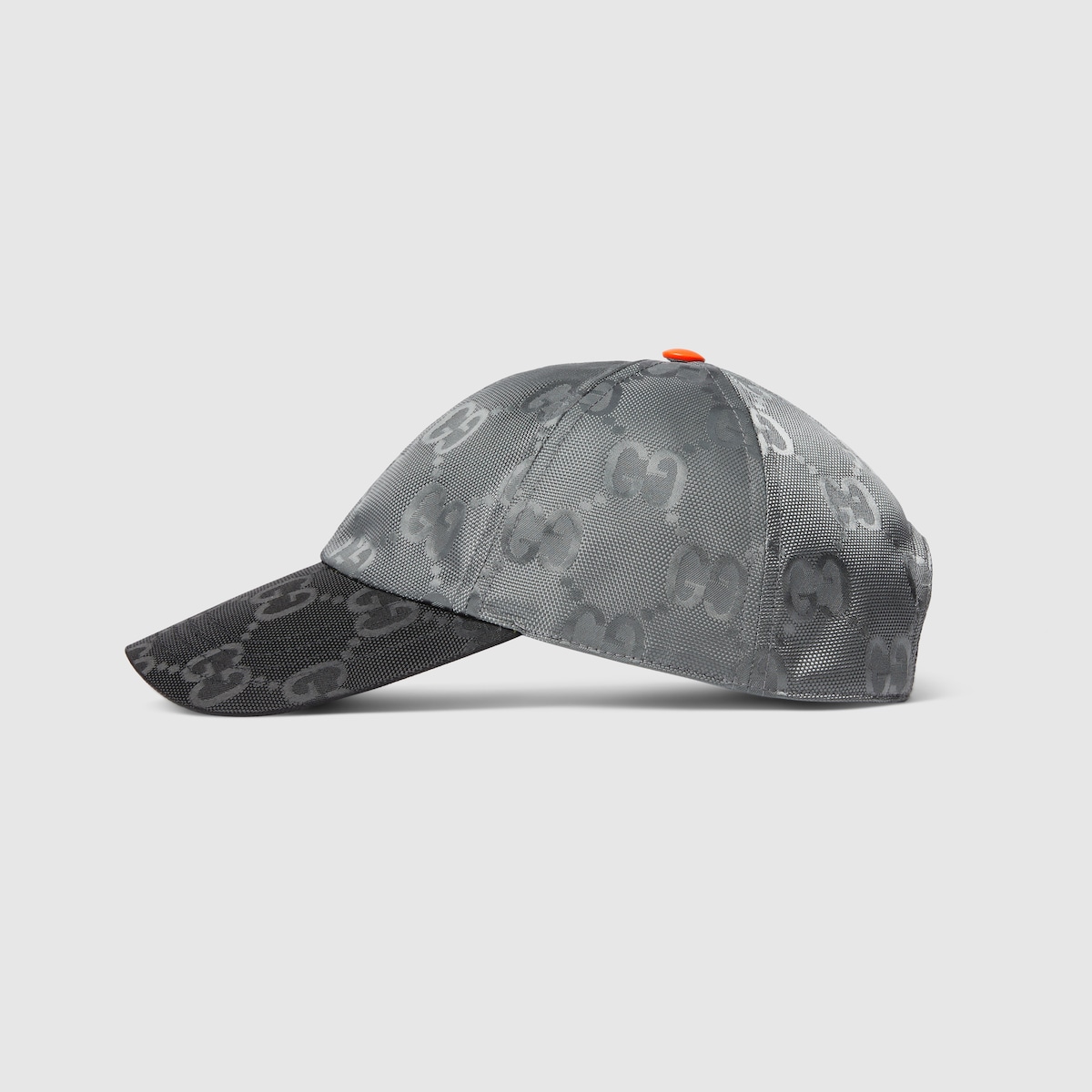 Gucci Match baseball cap in grey and black GG nylon | GUCCI® US