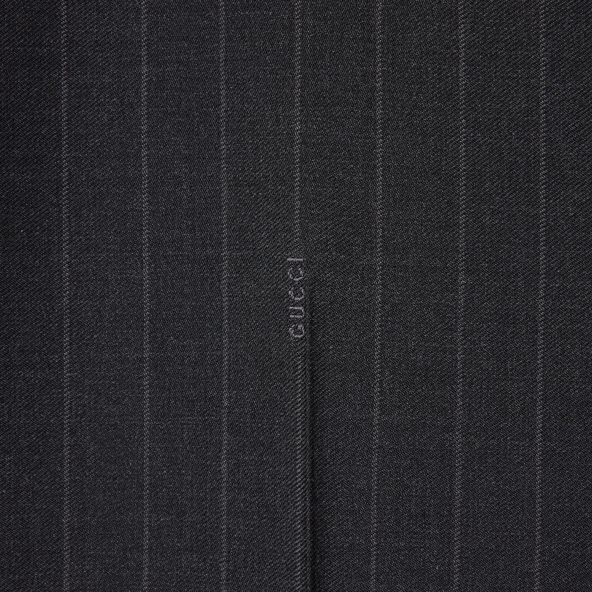 パンツ GUCCI SS25 Graphite wool pant (828769Z7AO2 1505) Cotton twill pant with Web detail in dark blue | GUCCI® SI