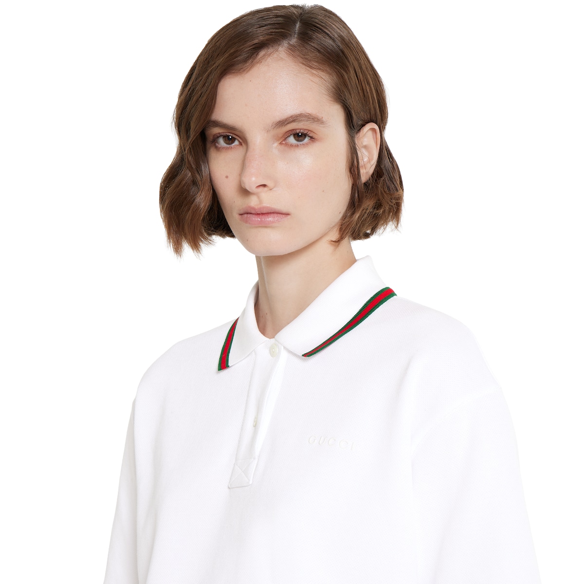 えぴおん様 GUCCI Equestrian-jacquard Polo Top - POIZON