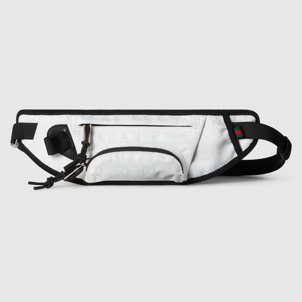 ラージ ベルトバッグ ・ホワイト GGナイロン ジャカード | GUCCI公式