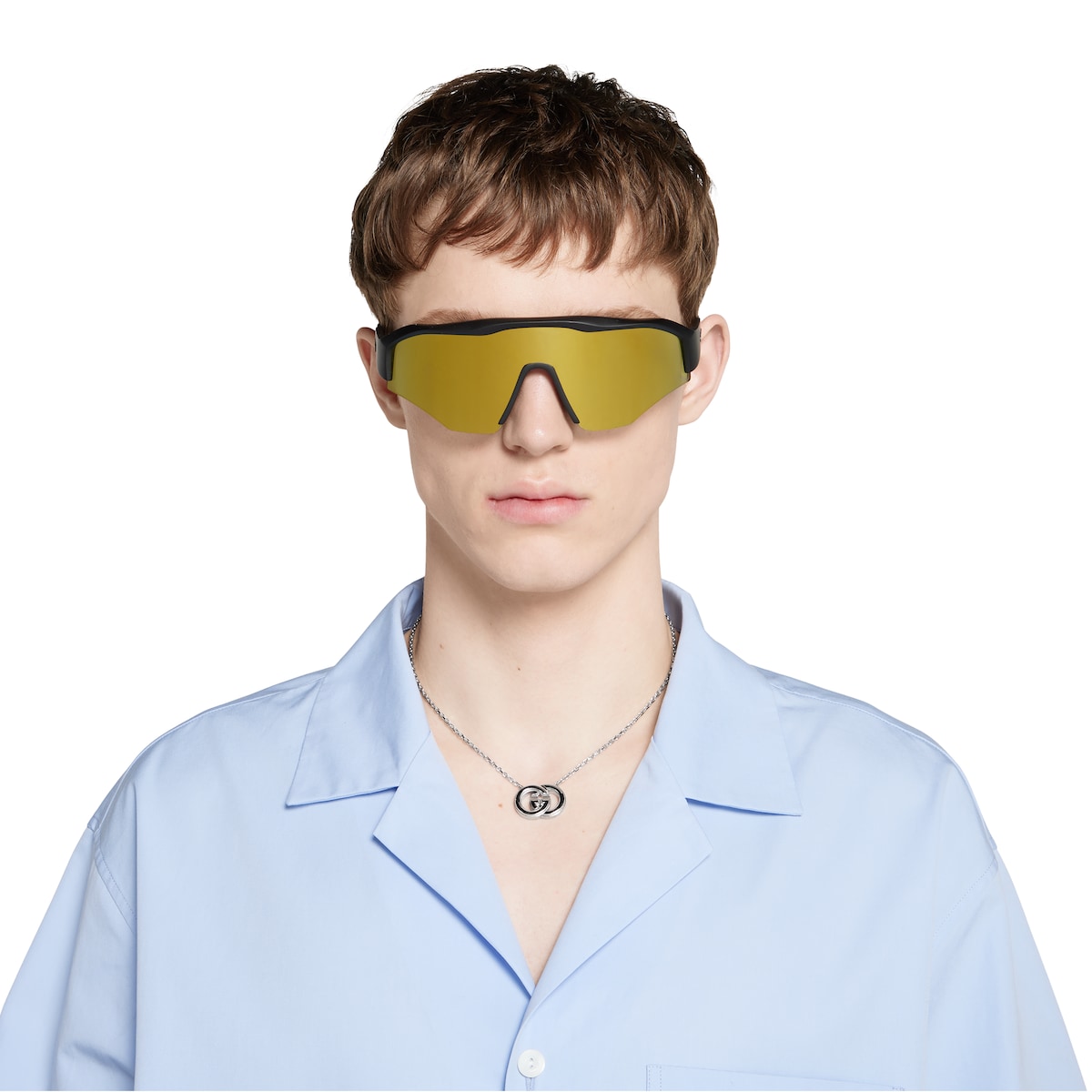 Rectangular frame sunglasses