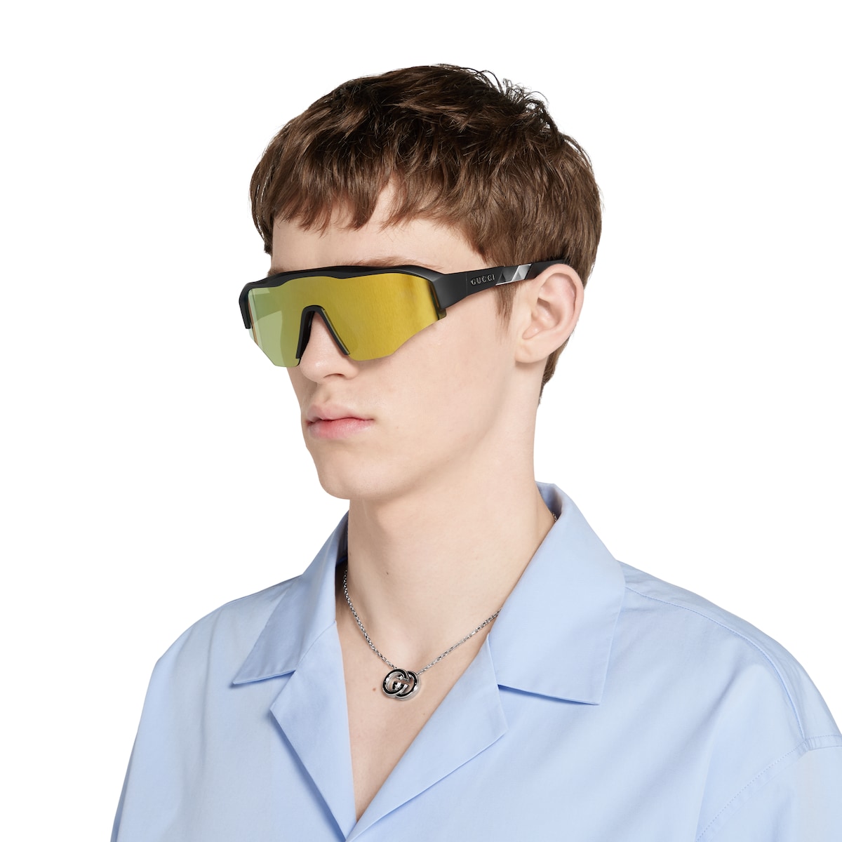 Rectangular frame sunglasses