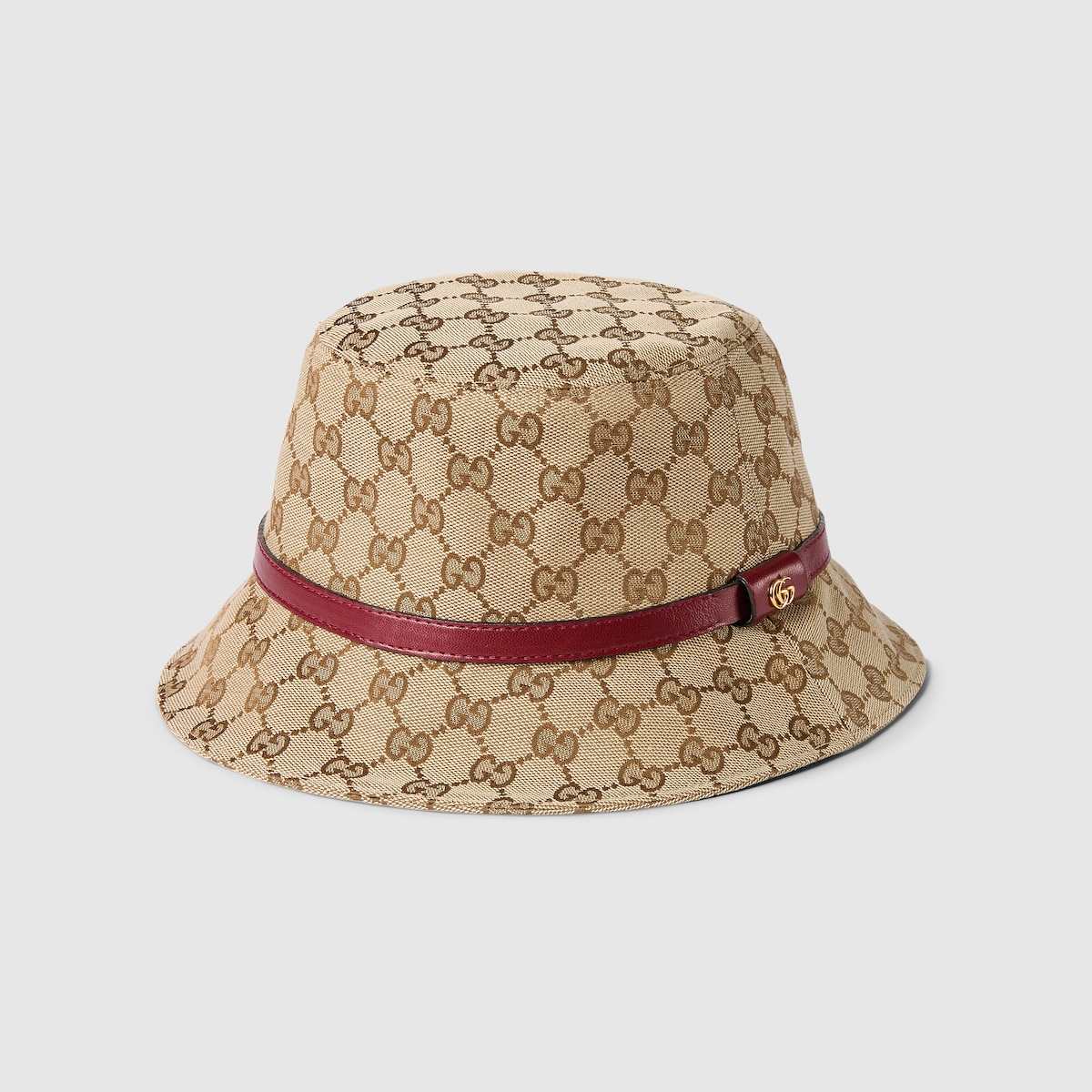 GUCCI ゴールドストローブーニーハット 100% Authentic Gucci Red Floral Gold Bug & Butterflies Straw Hat