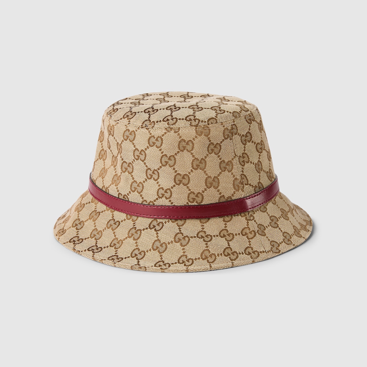 【GUCCI】直営/正規店 GG CANVAS BUCKET HAT 帽子 GG canvas bucket hat in beige and dark brown | GUCCI® US