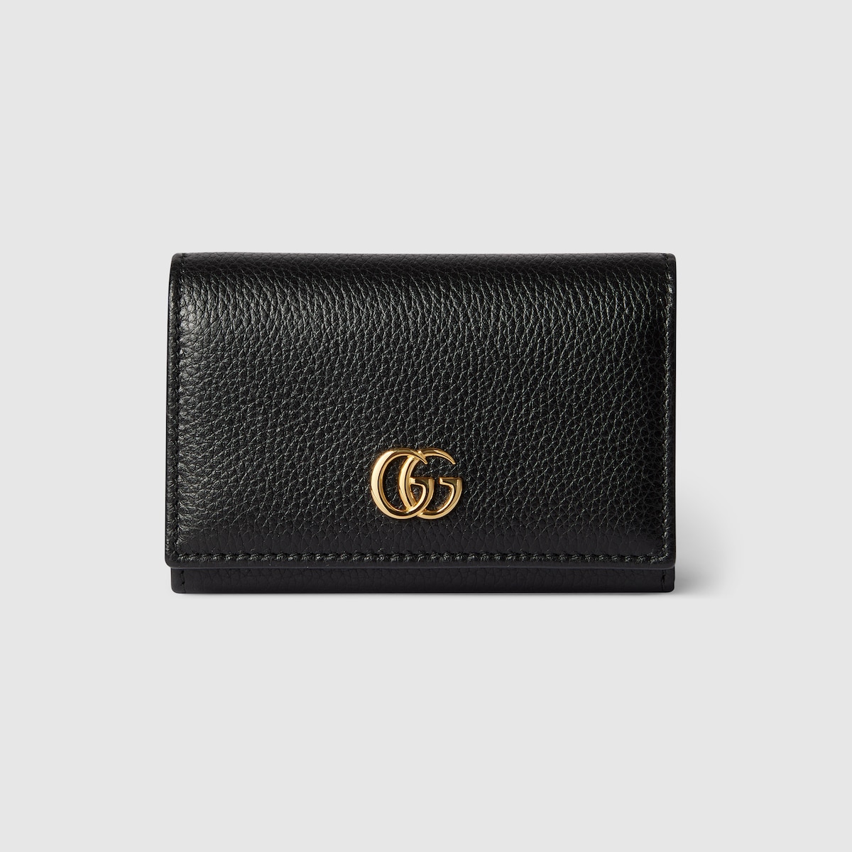 Bi-color GG Marmont card case in black and red leather | GUCCI® US Bi-color GG Marmont card case in black and red leather | GUCCI® US
