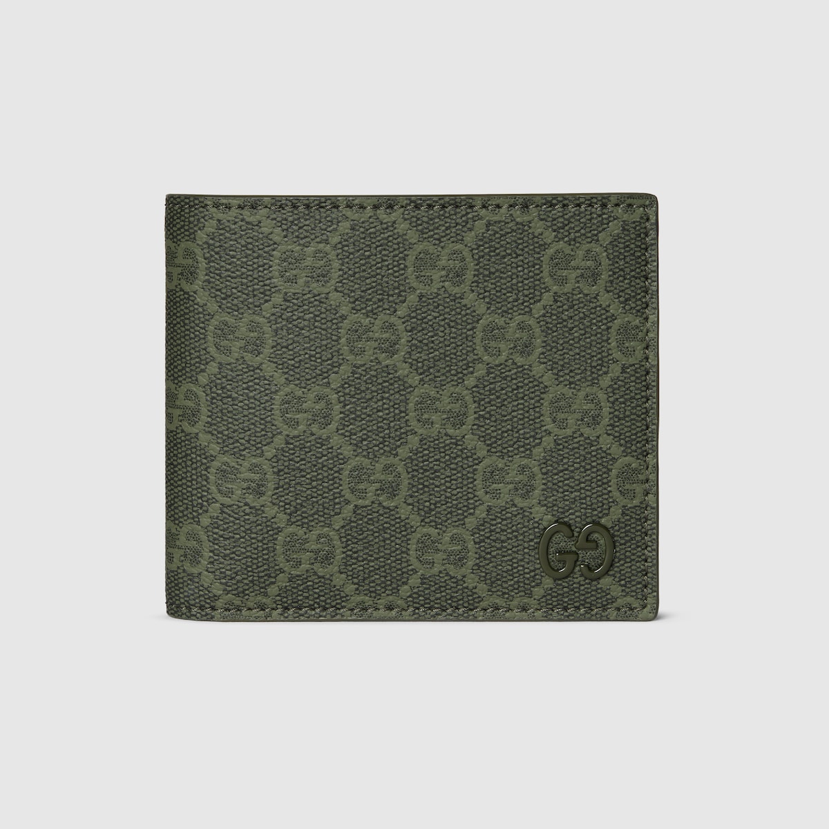 Gucci GGパターン 長財布 札入れ GGパターン コインウォレット ・フォレストグリーン GGパターン