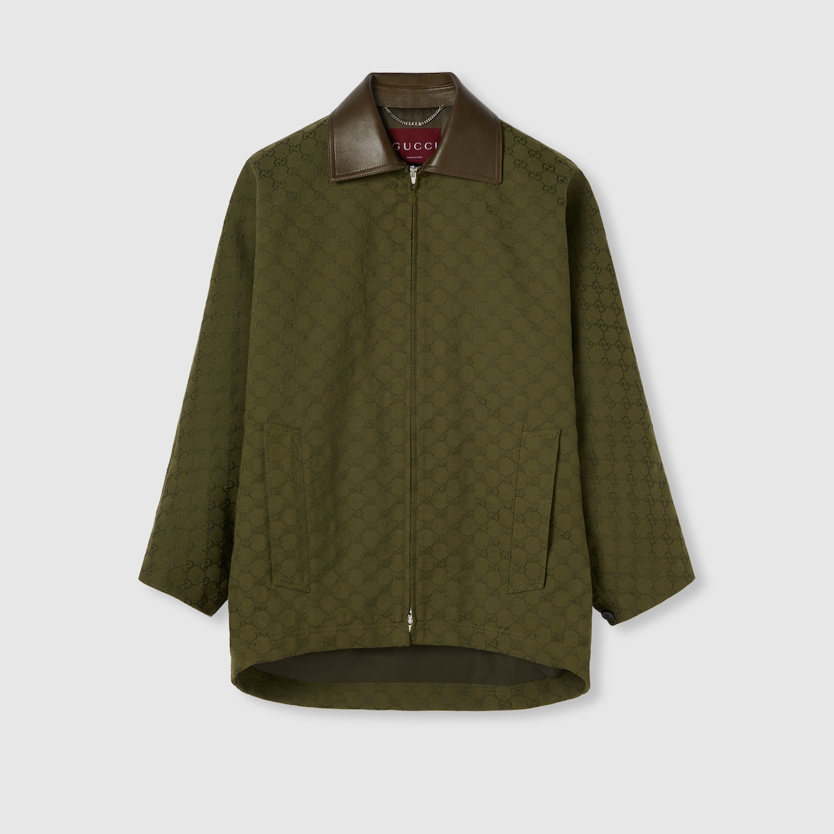 ジャケット GUCCI FW25 GG COTTON JACKET (826626 Z8B1O 3602) GG canvas jacket in forest green | GUCCI® US